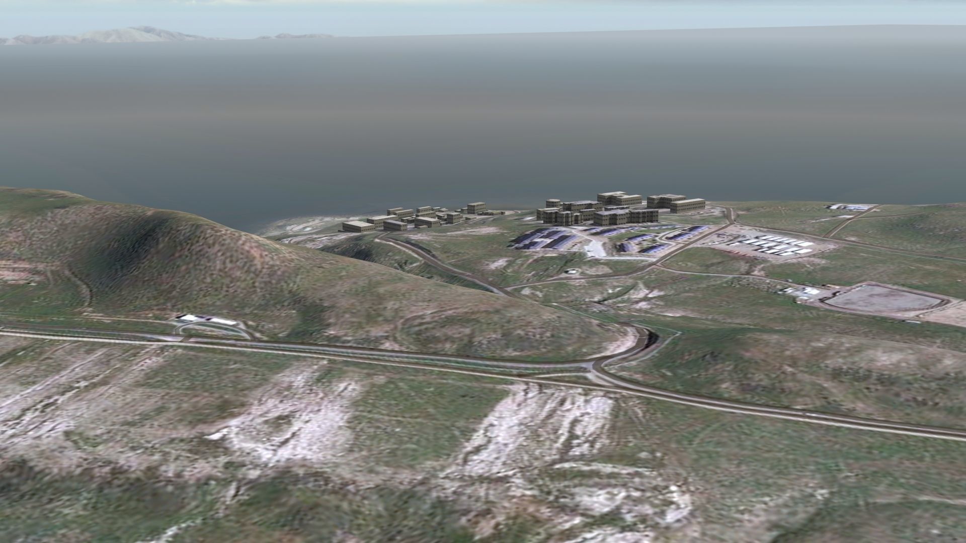 Island Naval Base Low-poly 3D model_15