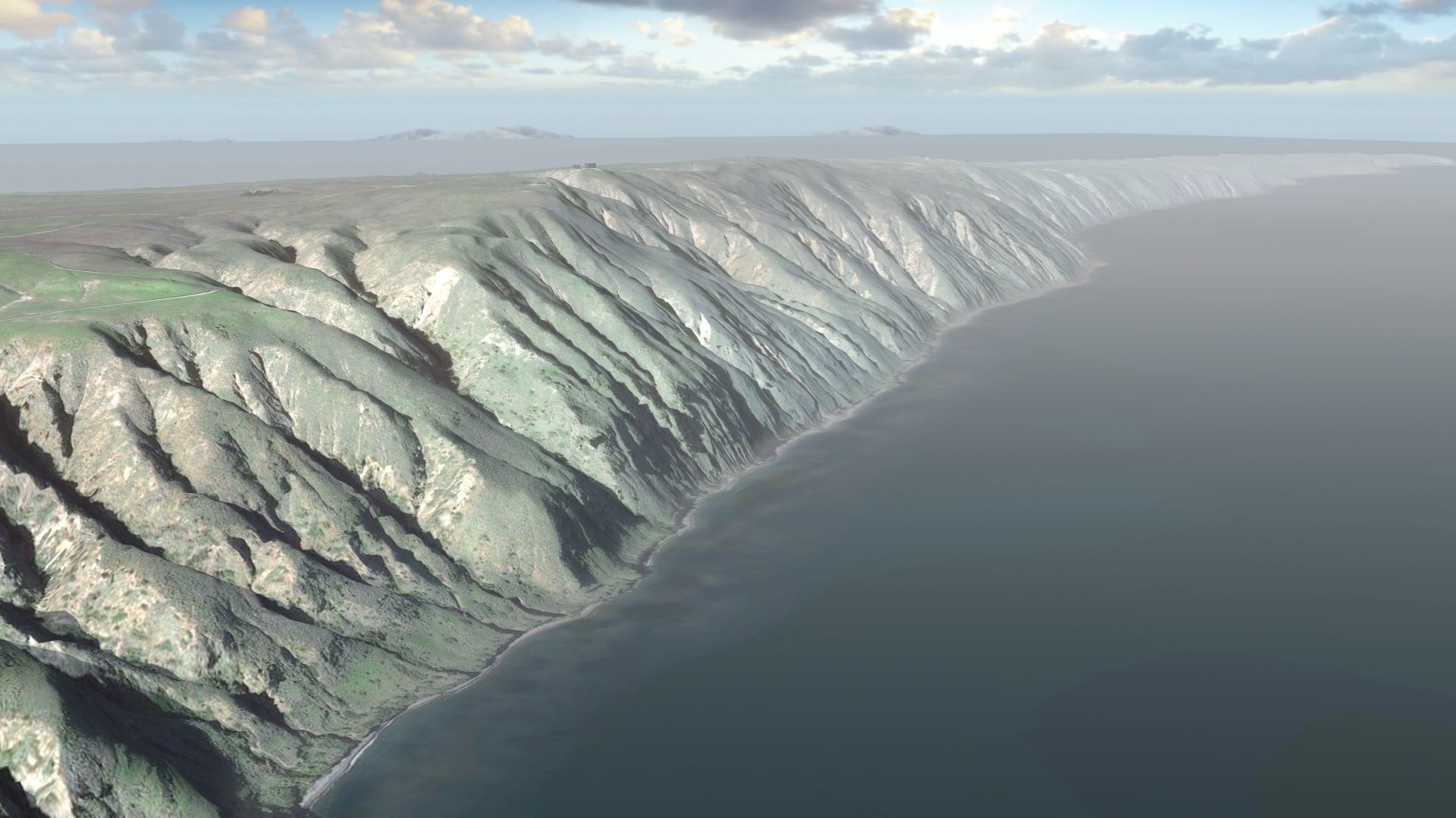 Island Naval Base Low-poly 3D model_5