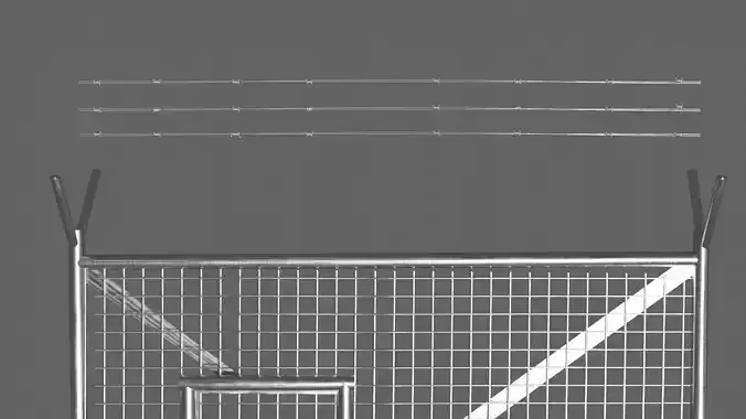 Kit iron bars textured 