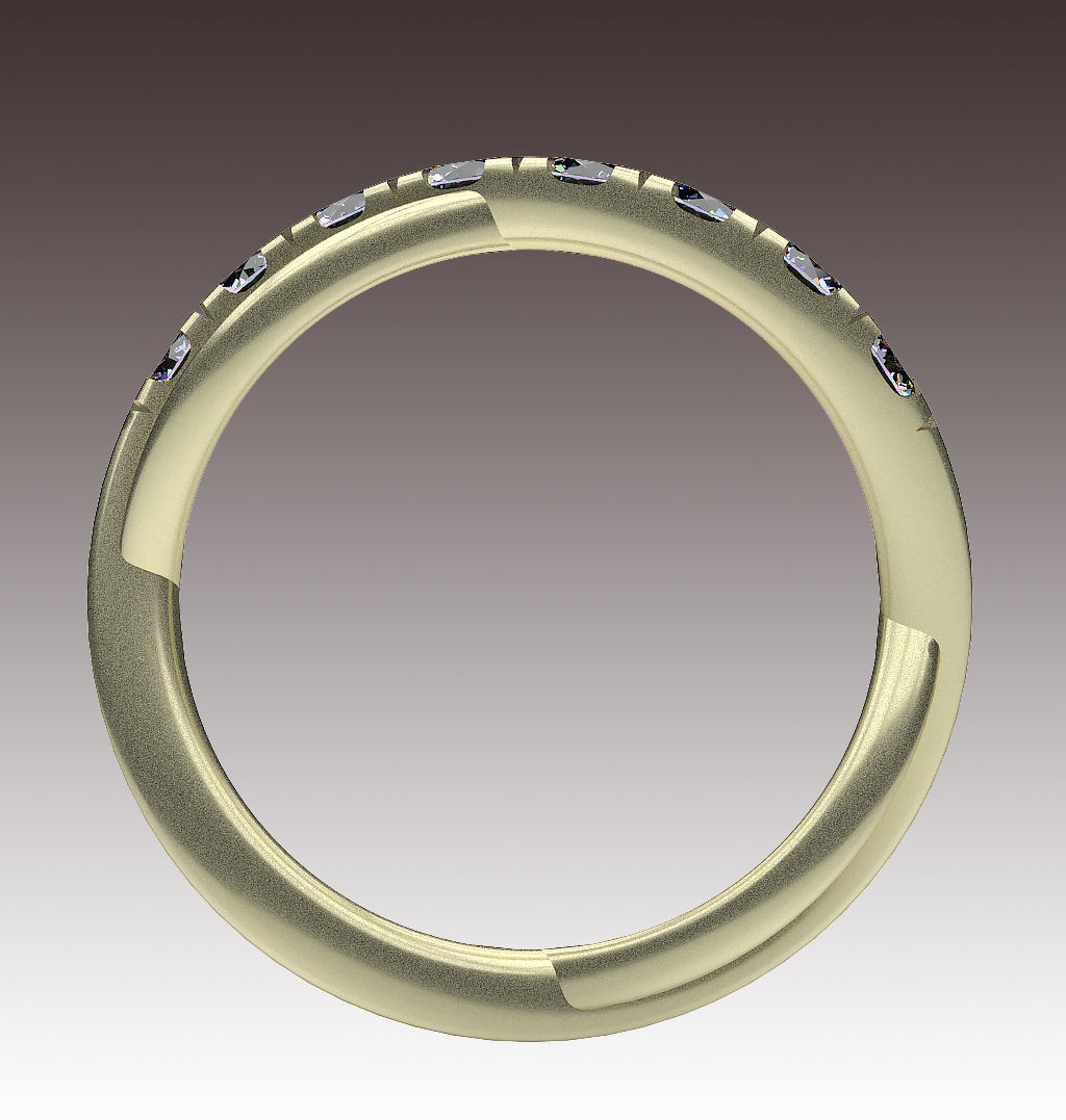 Ring Intersecting Lines 3D print model_6