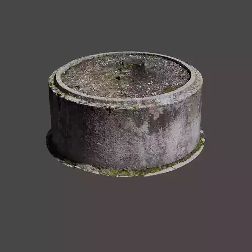 Planter concrete circle