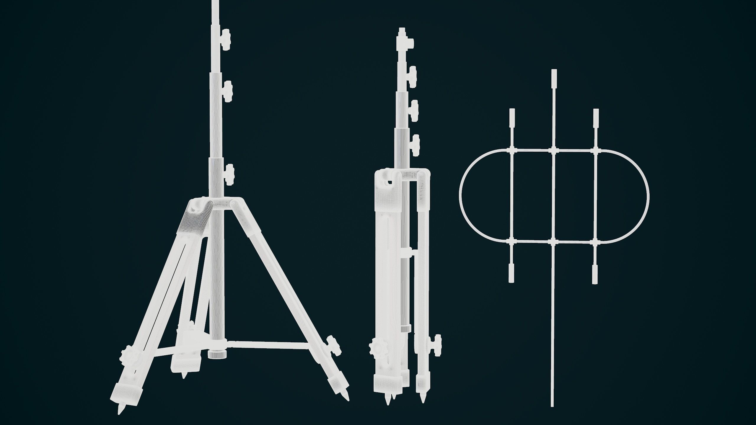 Vintage antenna 3D model_8