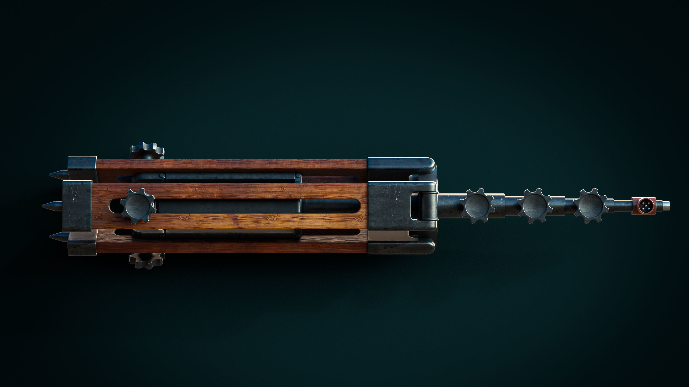 Vintage antenna 3D model_6