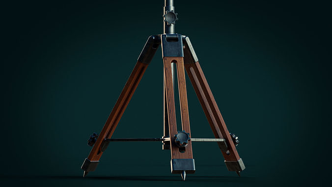 Vintage antenna 3D model
