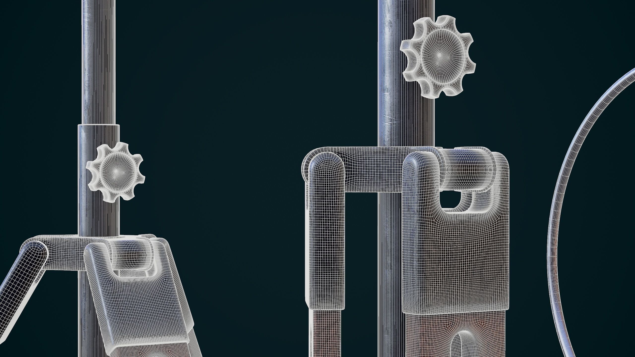 Vintage antenna 3D model_10