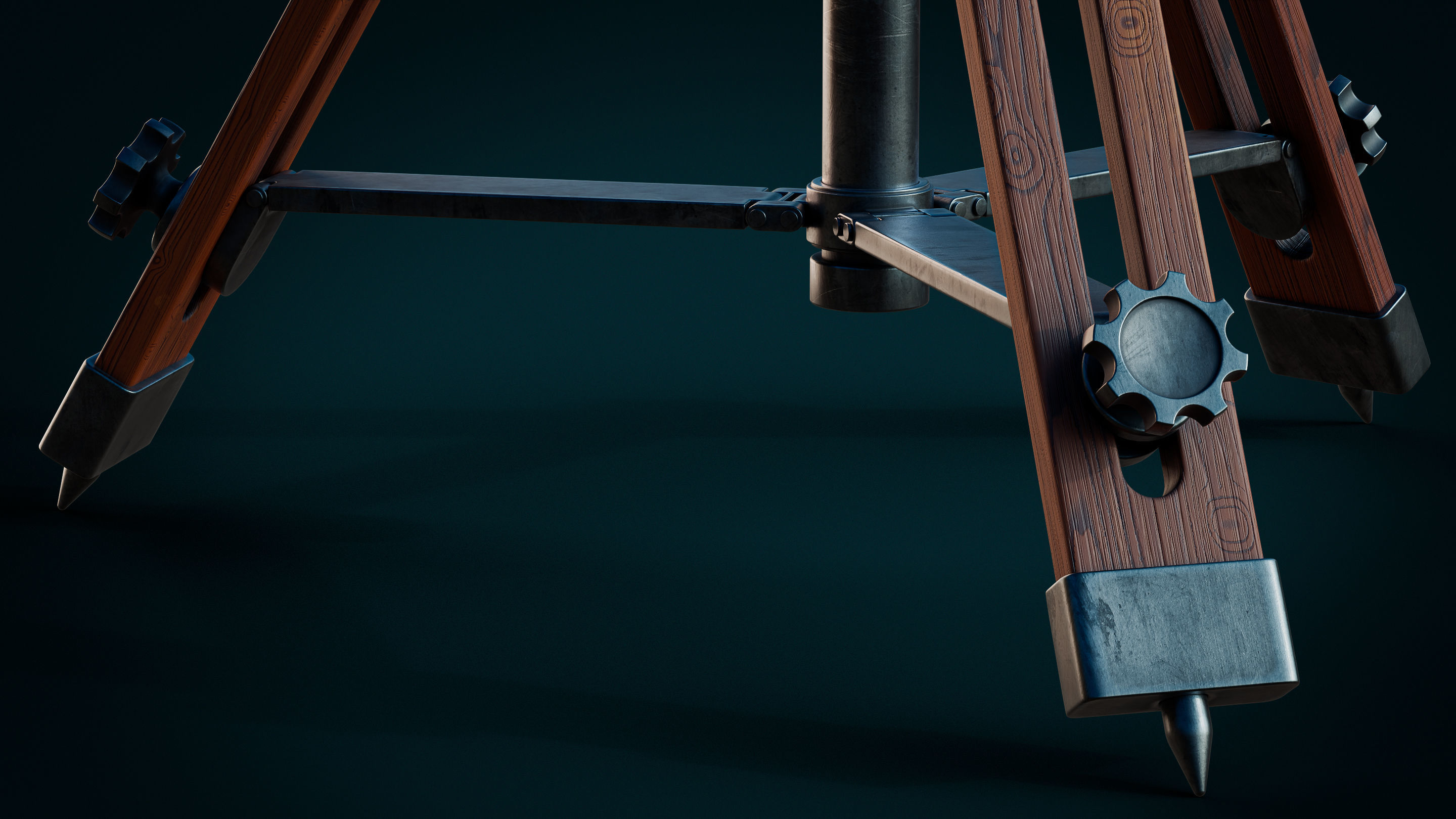 Vintage antenna 3D model_4