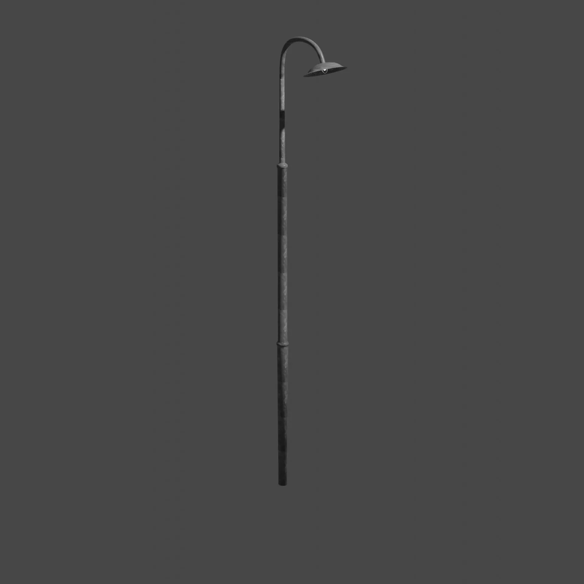 Streetlight street lamp Low-poly 3D model_0
