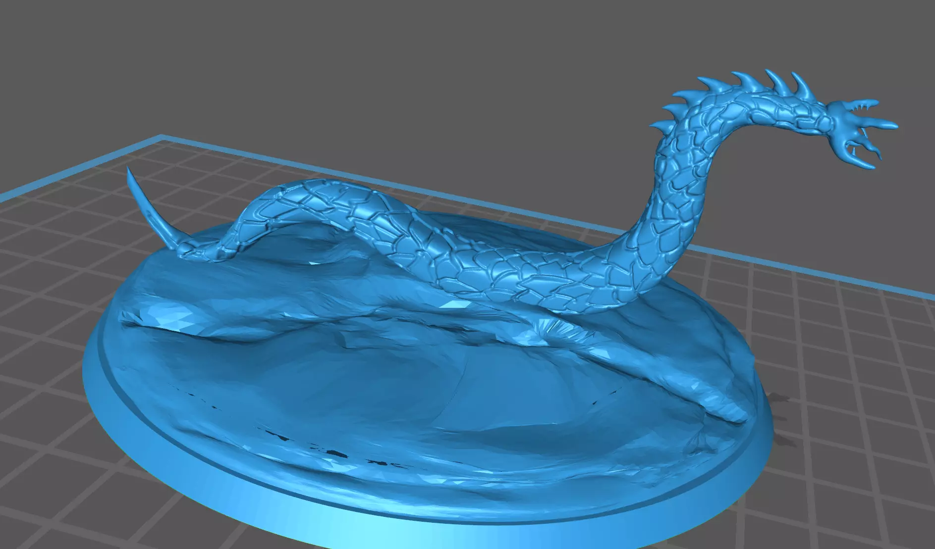 Man eating worm Free 3D print model