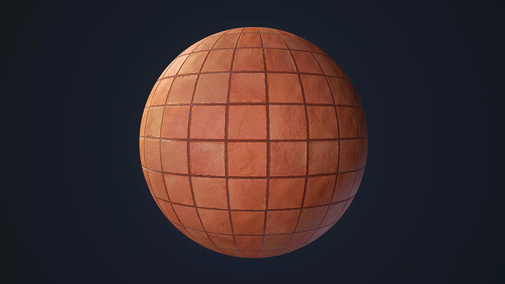 PBR Terracotta Tiles Free 3D model_0