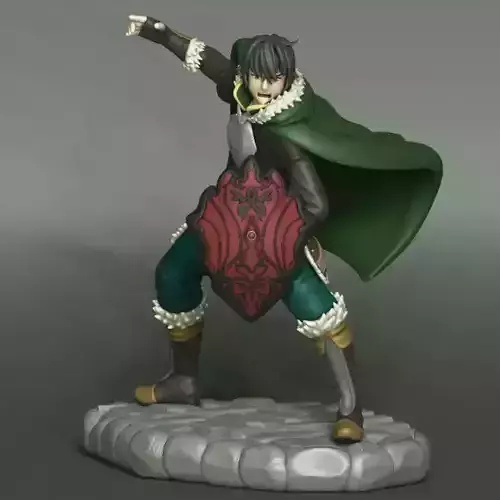 NAOFUMI IWATANI SHIELD HERO STL 3D print model