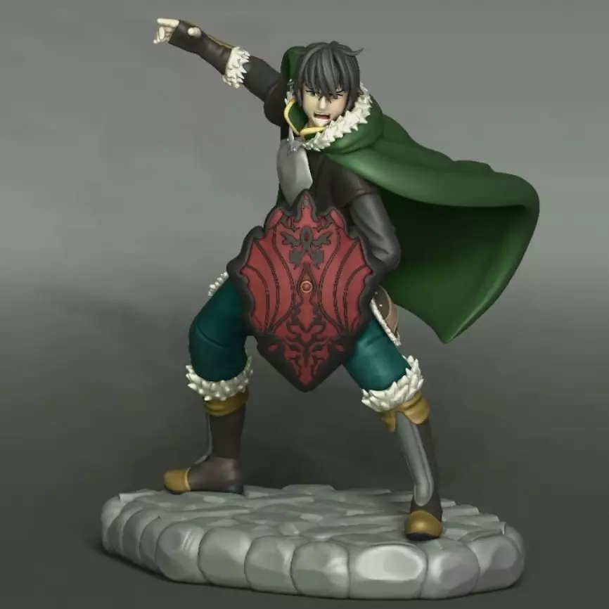 NAOFUMI IWATANI SHIELD HERO STL 3D print model_0