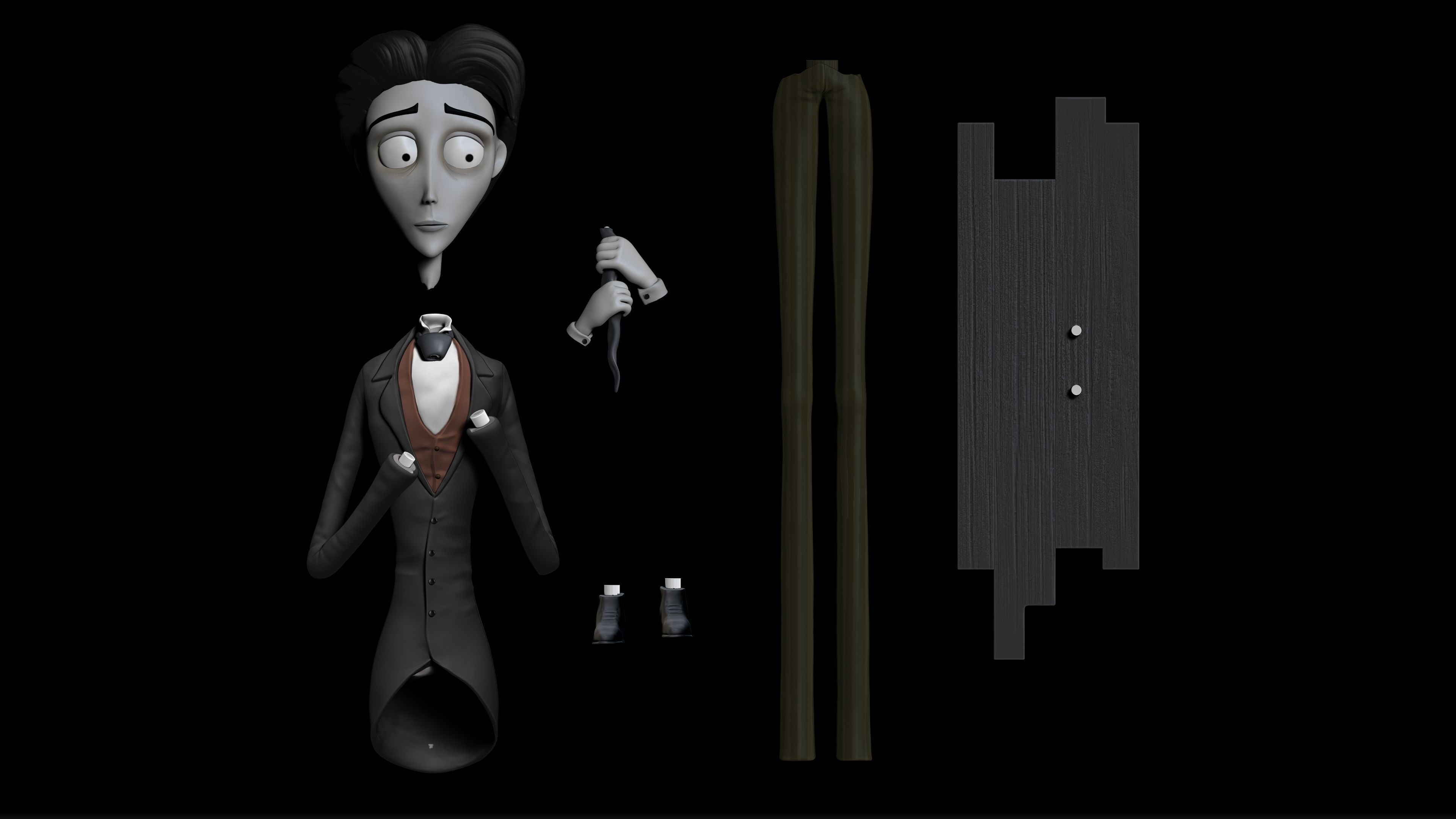 Victor Van Dort - Corpse Bride 3D print model_9