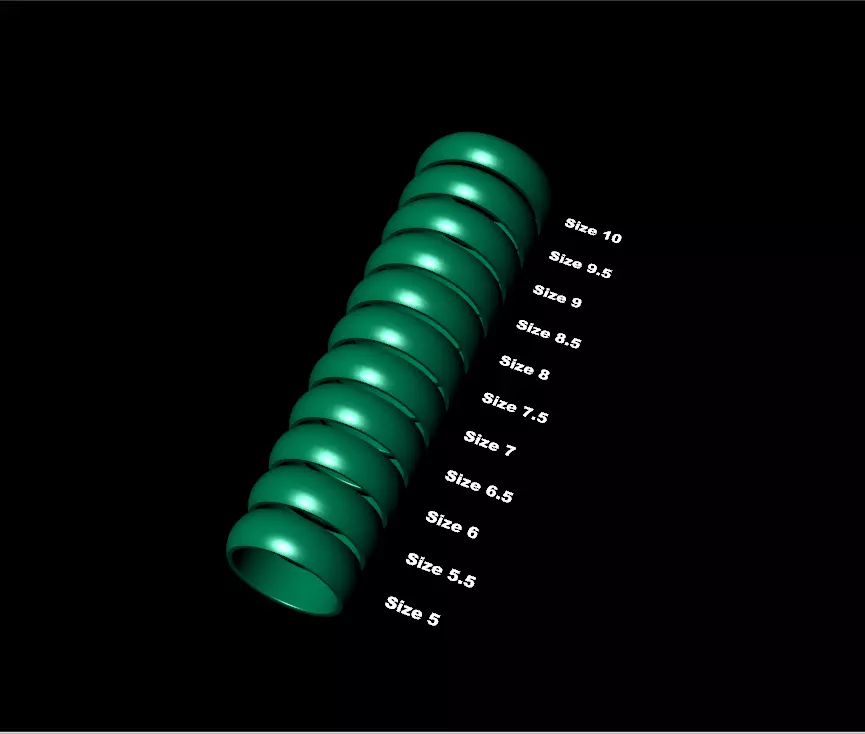 Project simple ring 3D print model_0