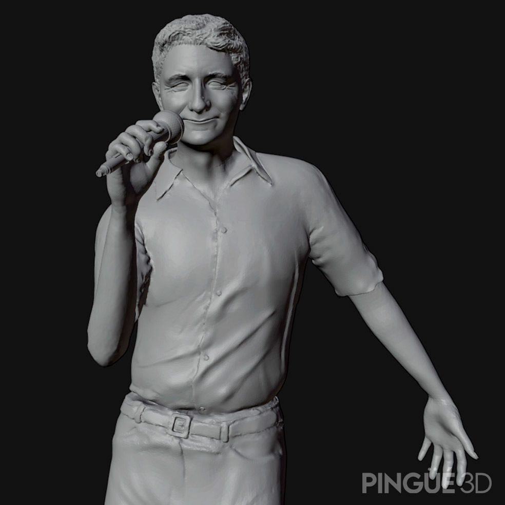 Pichirica - Singer who performed with Fabian Show - Argentina 3D print model_7