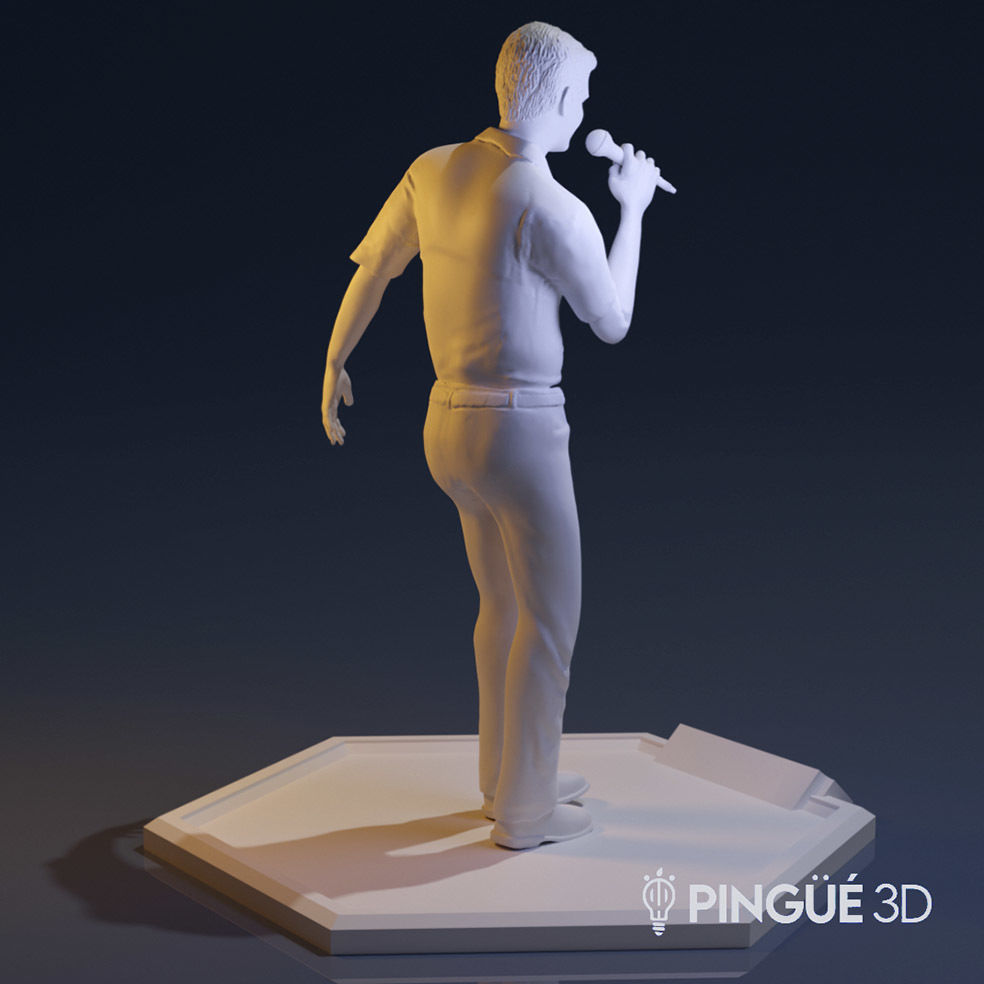Pichirica - Singer who performed with Fabian Show - Argentina 3D print model_4