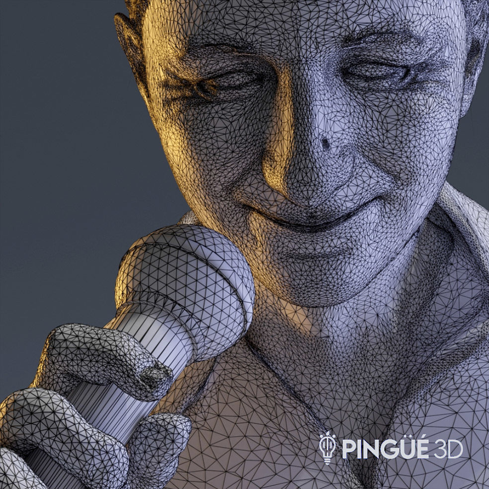 Pichirica - Singer who performed with Fabian Show - Argentina 3D print model_6