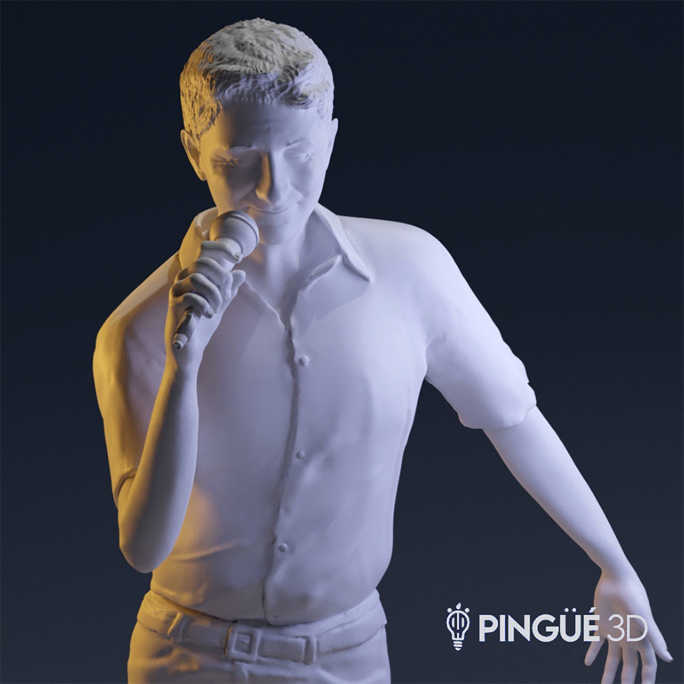 Pichirica - Singer who performed with Fabian Show - Argentina 3D print model_3