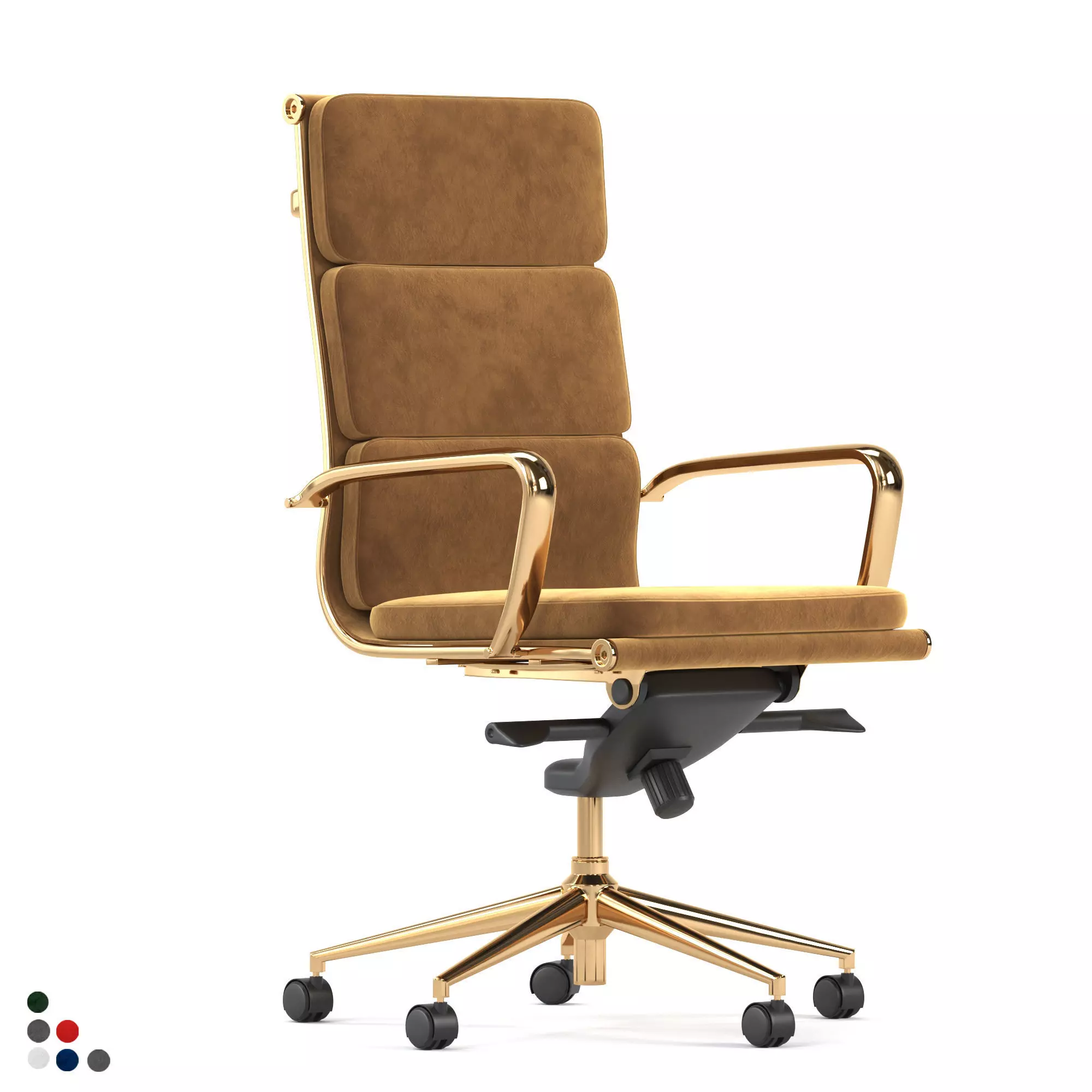 Armchair Vitra Soft Pad Chair 3D model