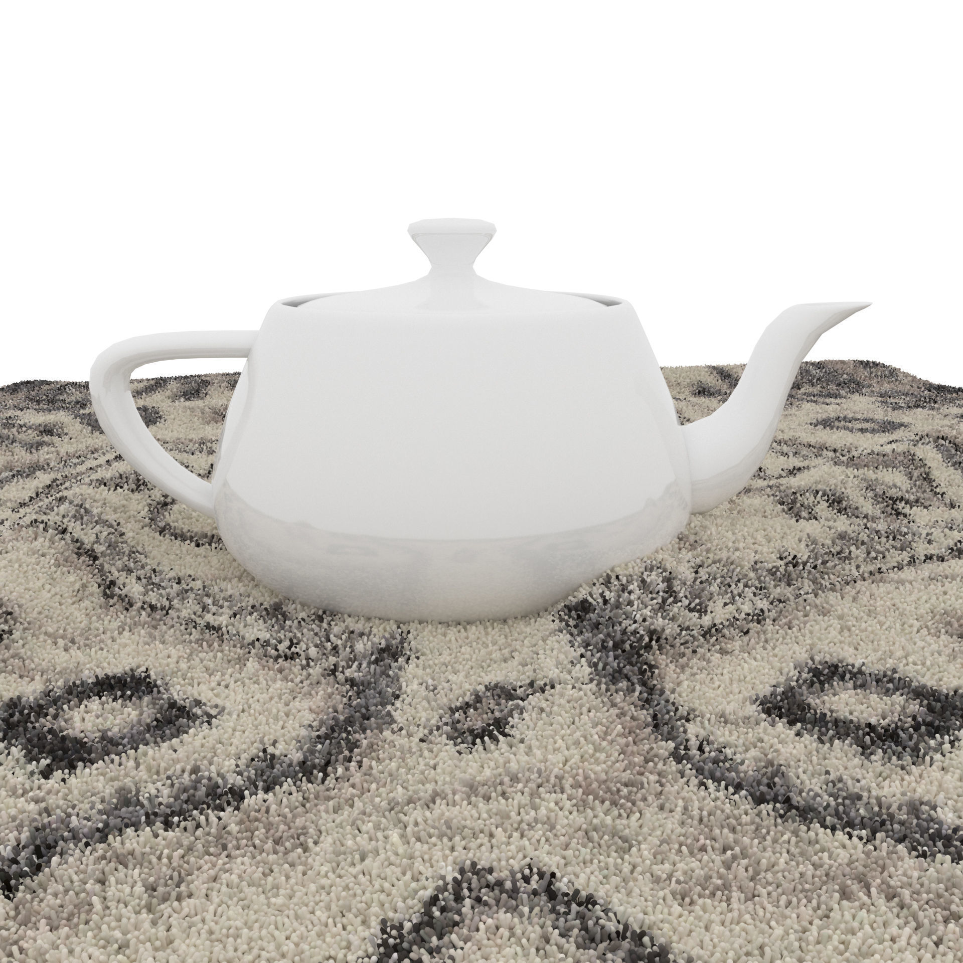 Rugs No 258 Low-poly 3D model_8