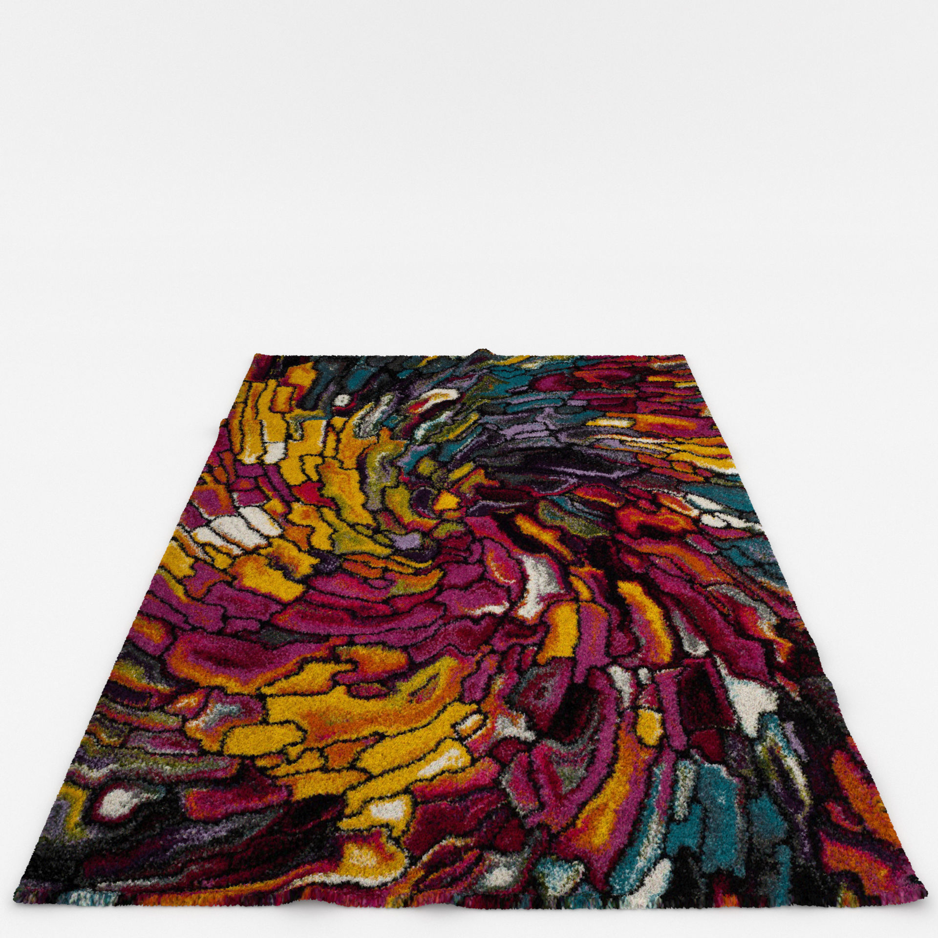 Rugs No 259 Low-poly 3D model_7