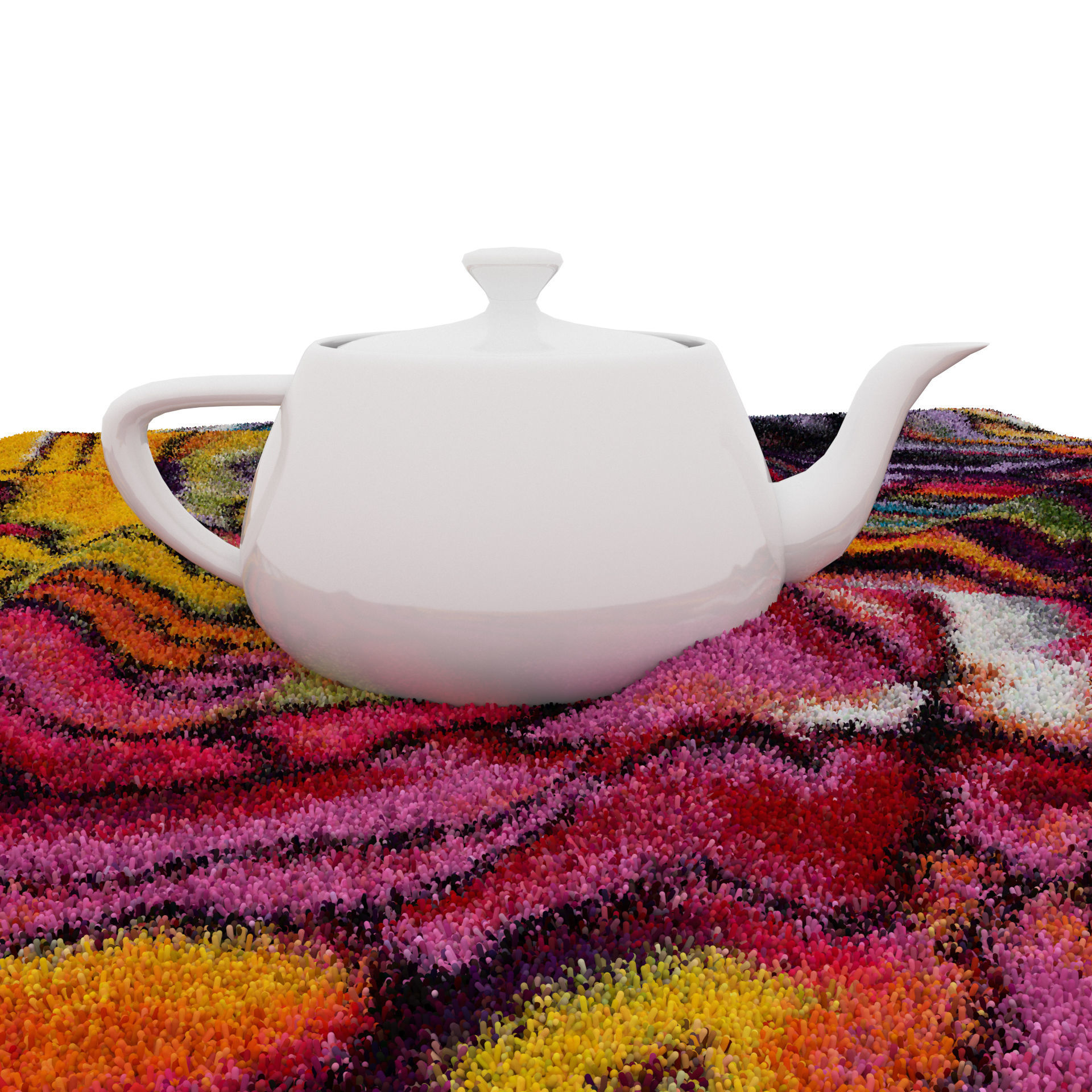 Rugs No 259 Low-poly 3D model_6