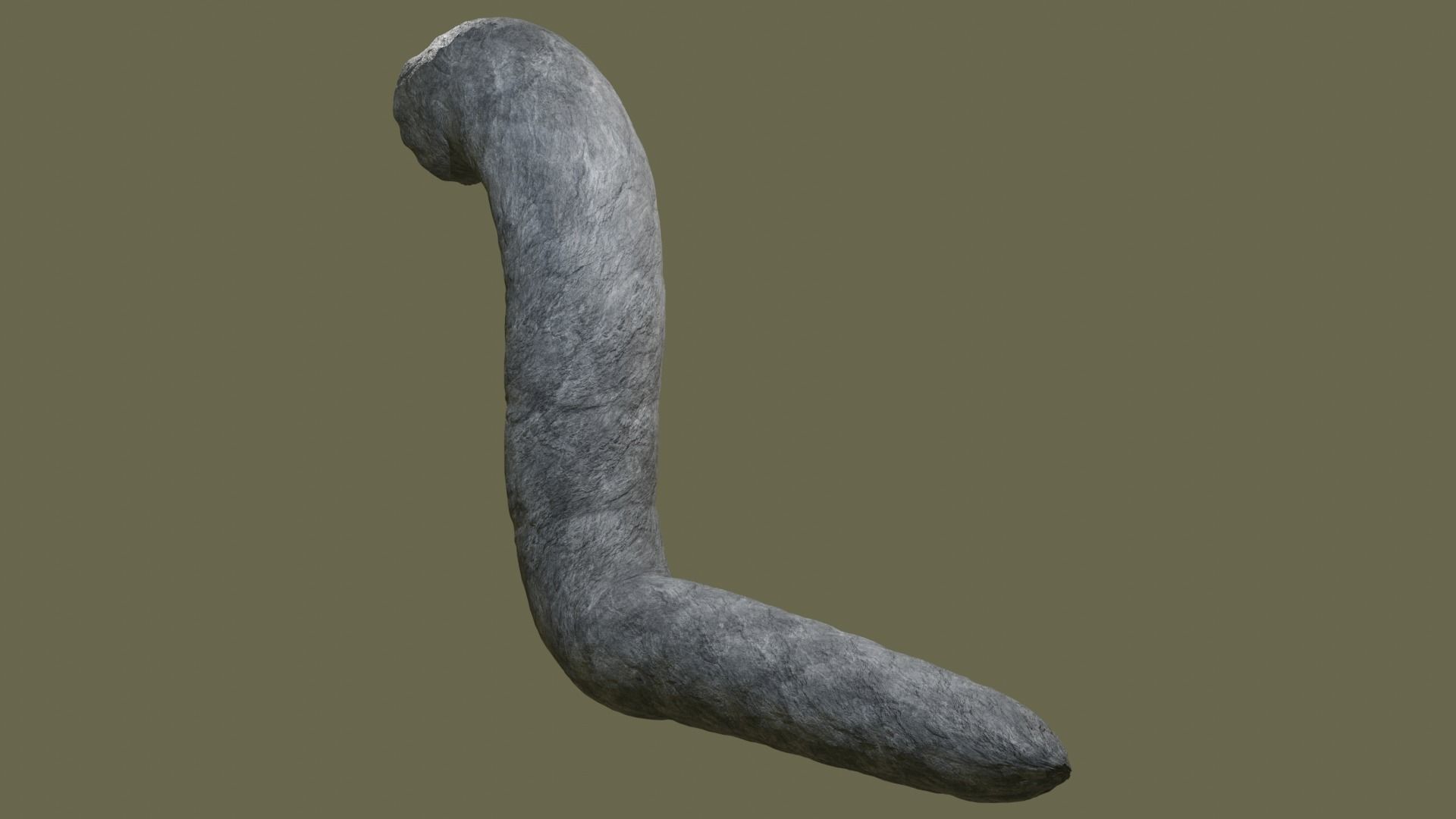 Sandworm From Dune Rigged Sci-fi Character Low-poly 3D model_7