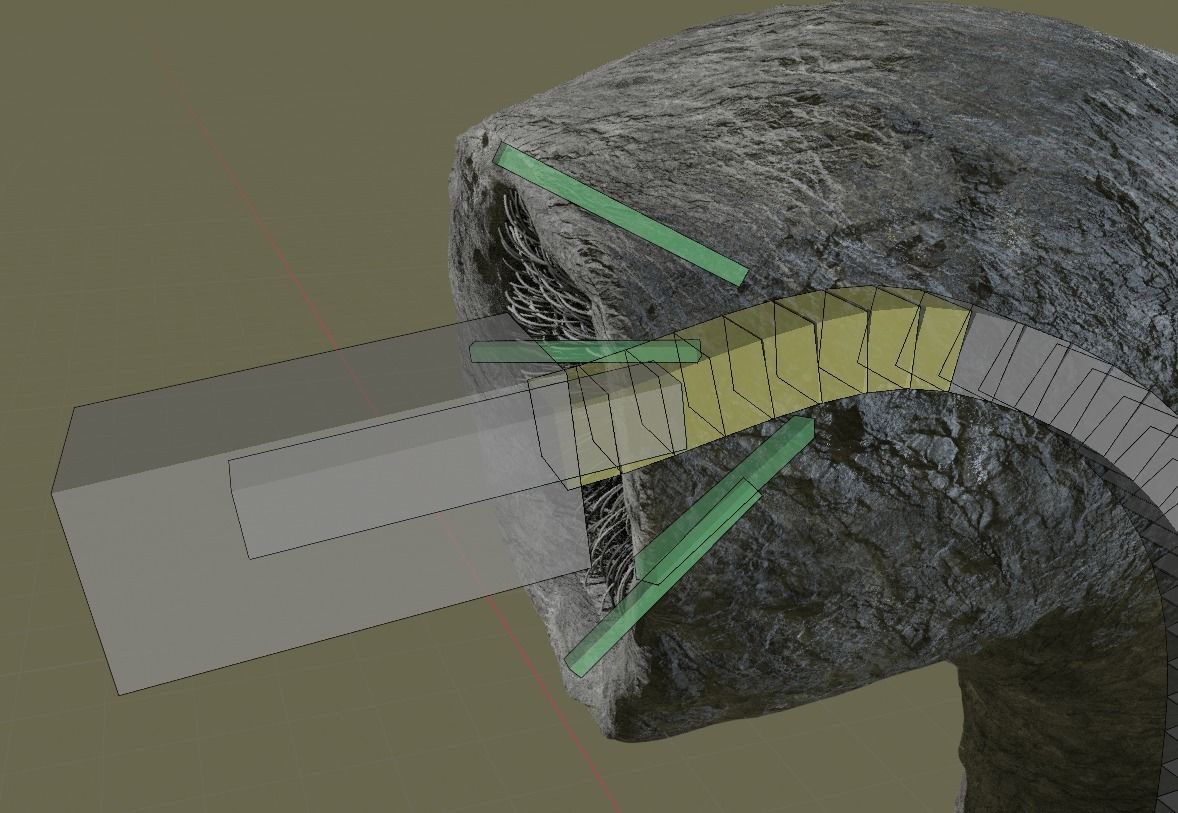 Sandworm From Dune Rigged Sci-fi Character Low-poly 3D model_10