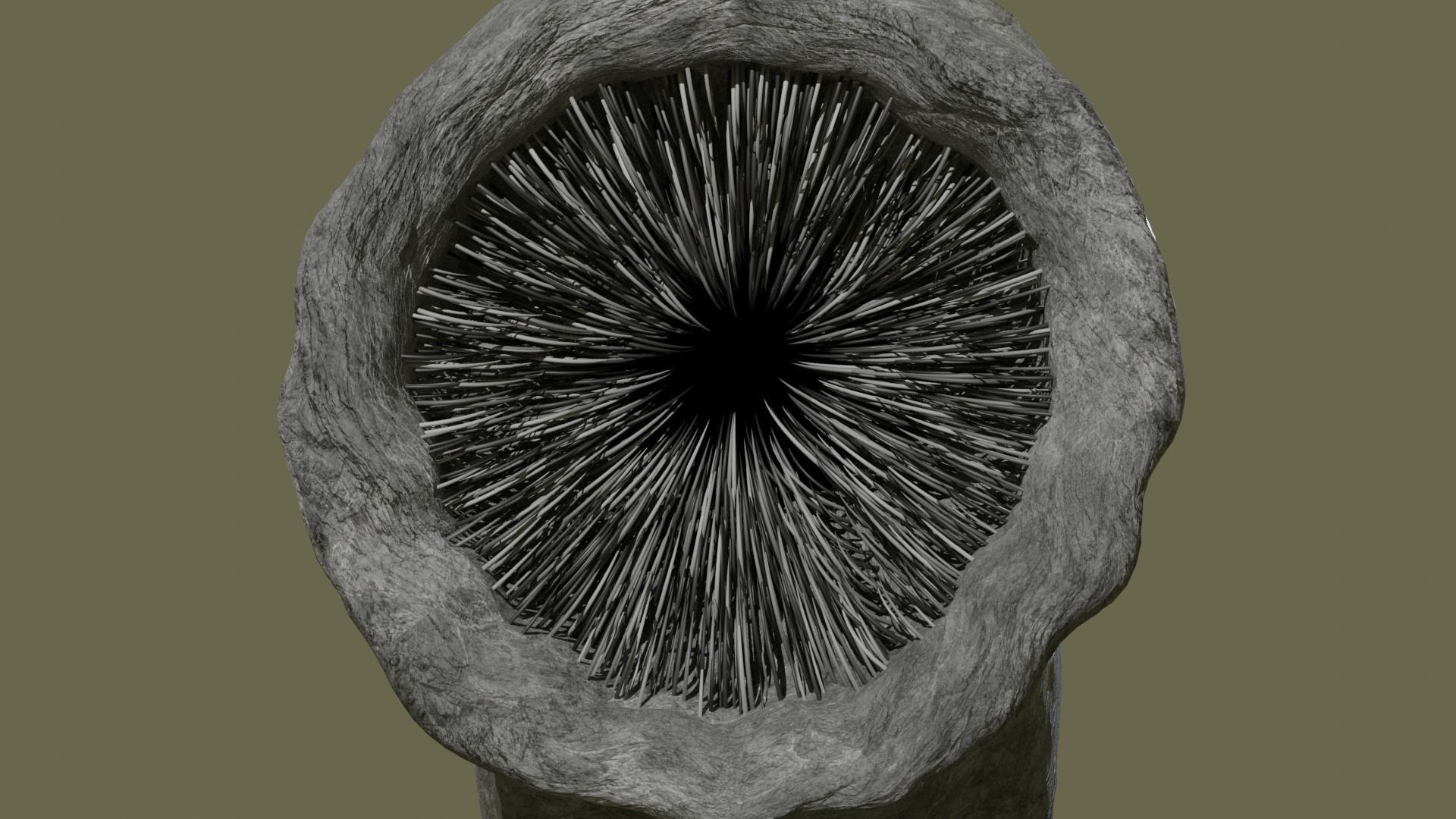 Sandworm From Dune Rigged Sci-fi Character Low-poly 3D model_5