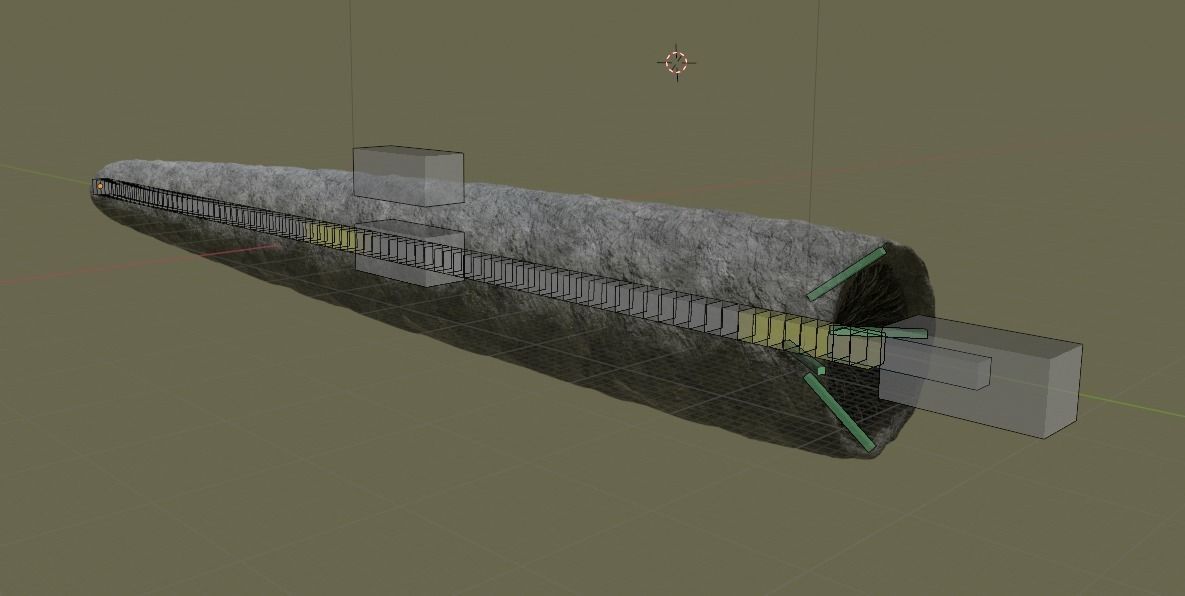 Sandworm From Dune Rigged Sci-fi Character Low-poly 3D model_12