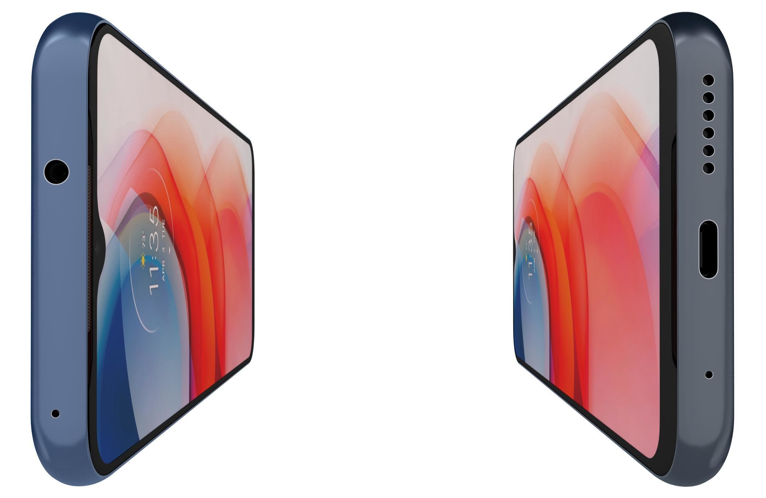 Motorola Moto G Play 2021 Misty Blue 3D model_9