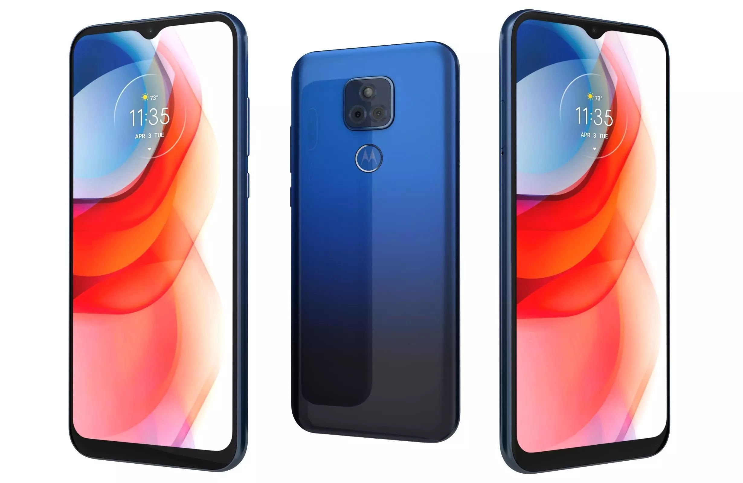 Motorola Moto G Play 2021 Misty Blue 3D model_0