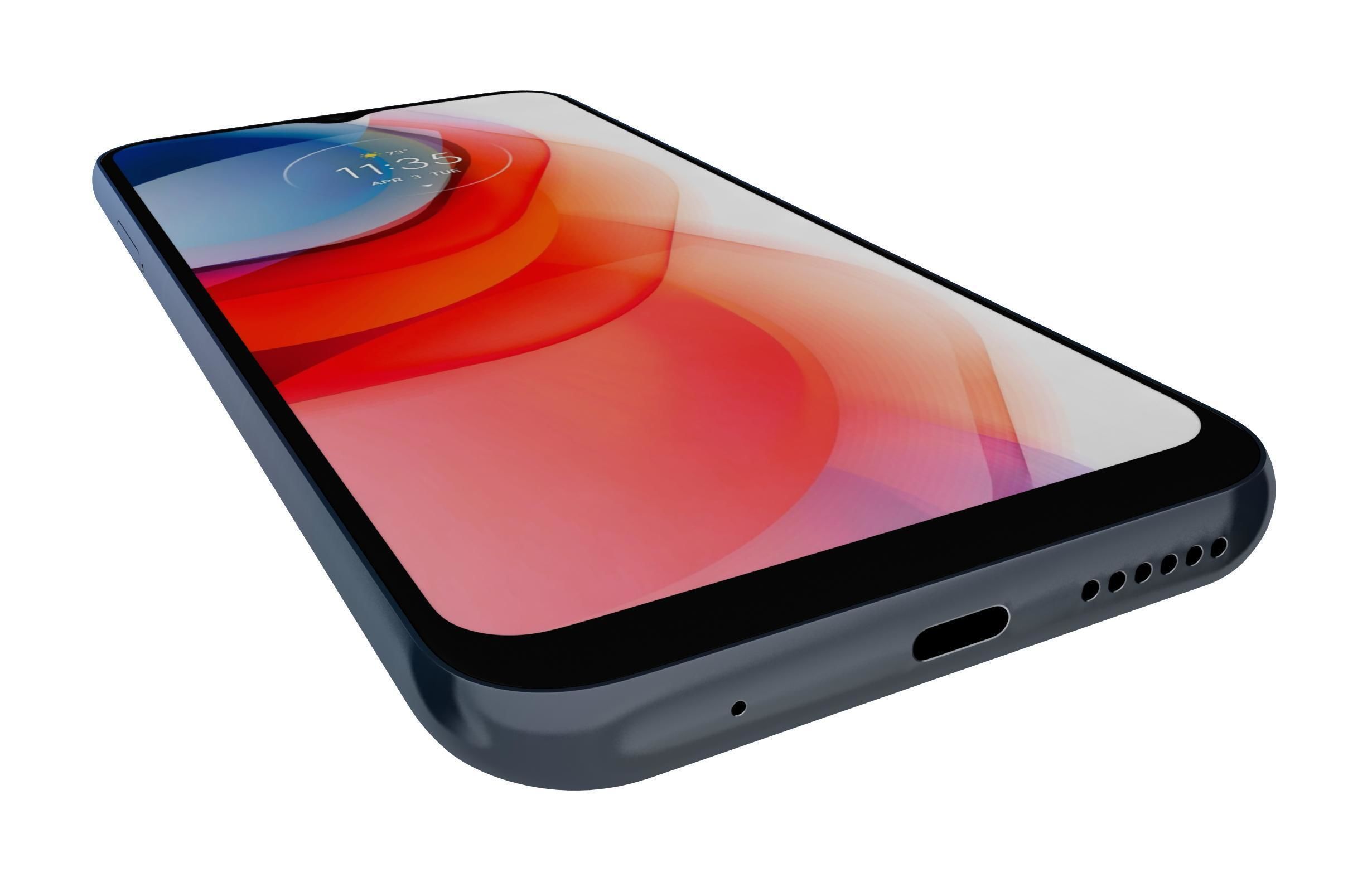 Motorola Moto G Play 2021 Misty Blue 3D model_12