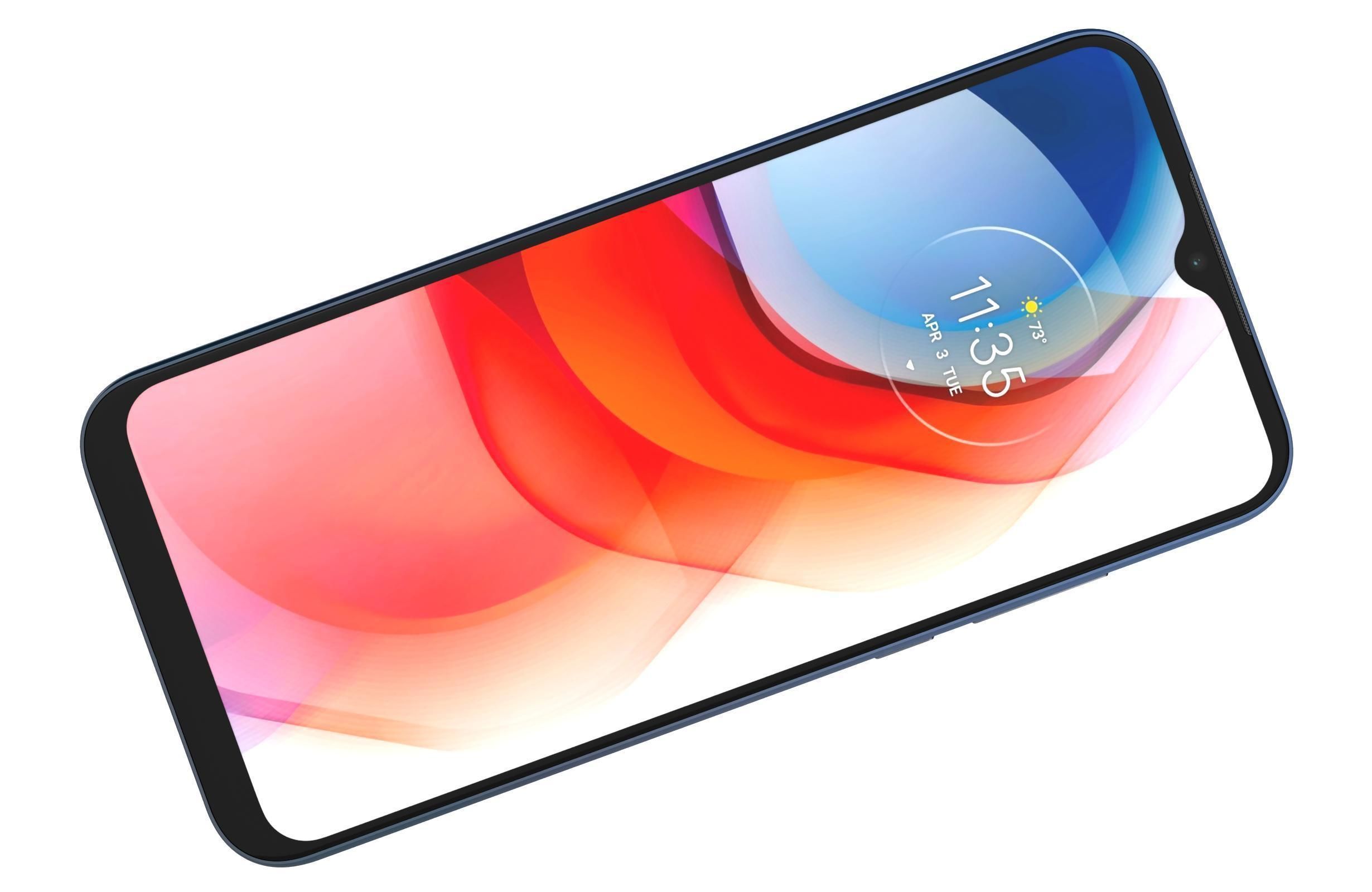 Motorola Moto G Play 2021 Misty Blue 3D model_10