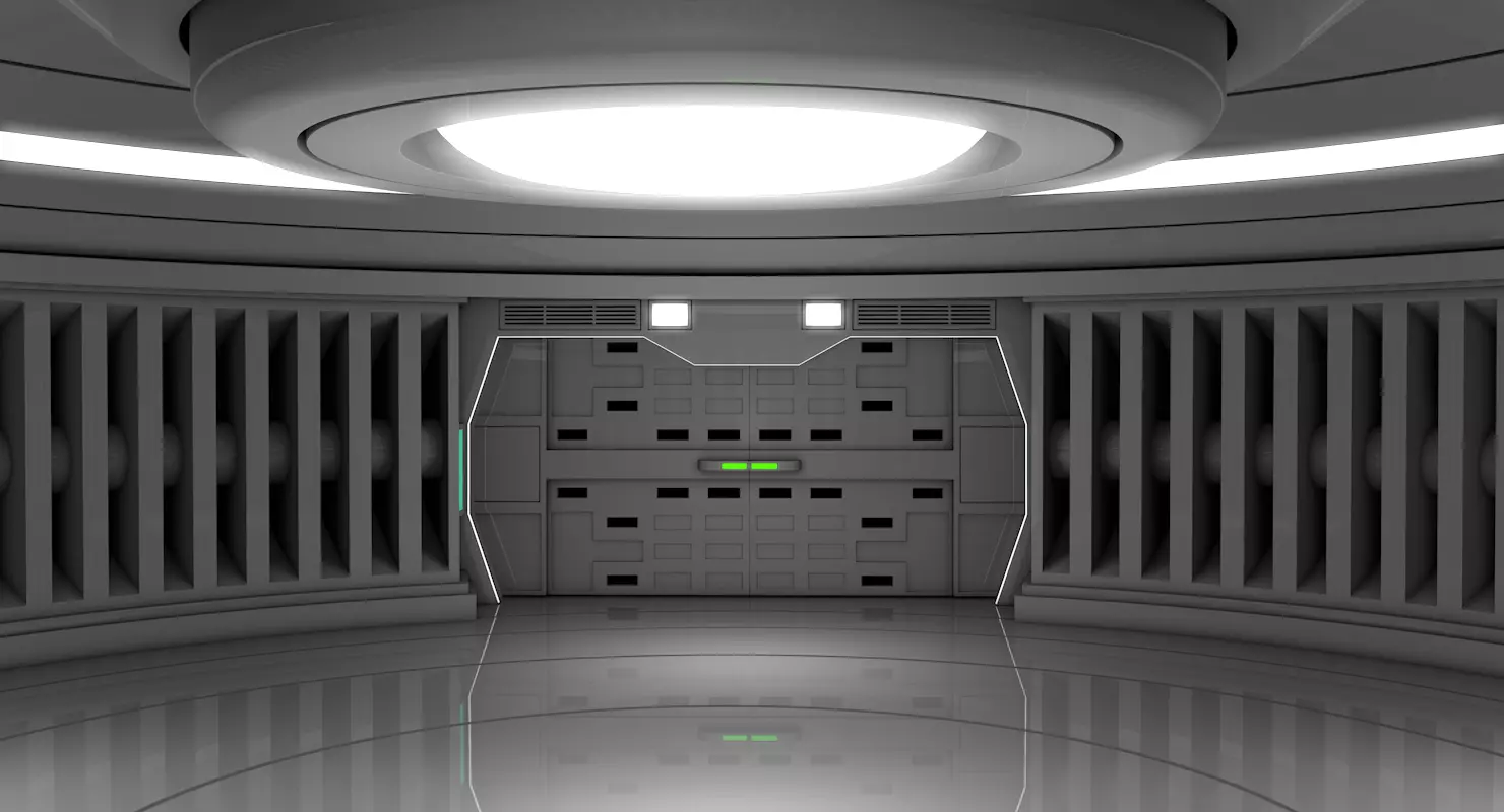Spaceship Room 3D model