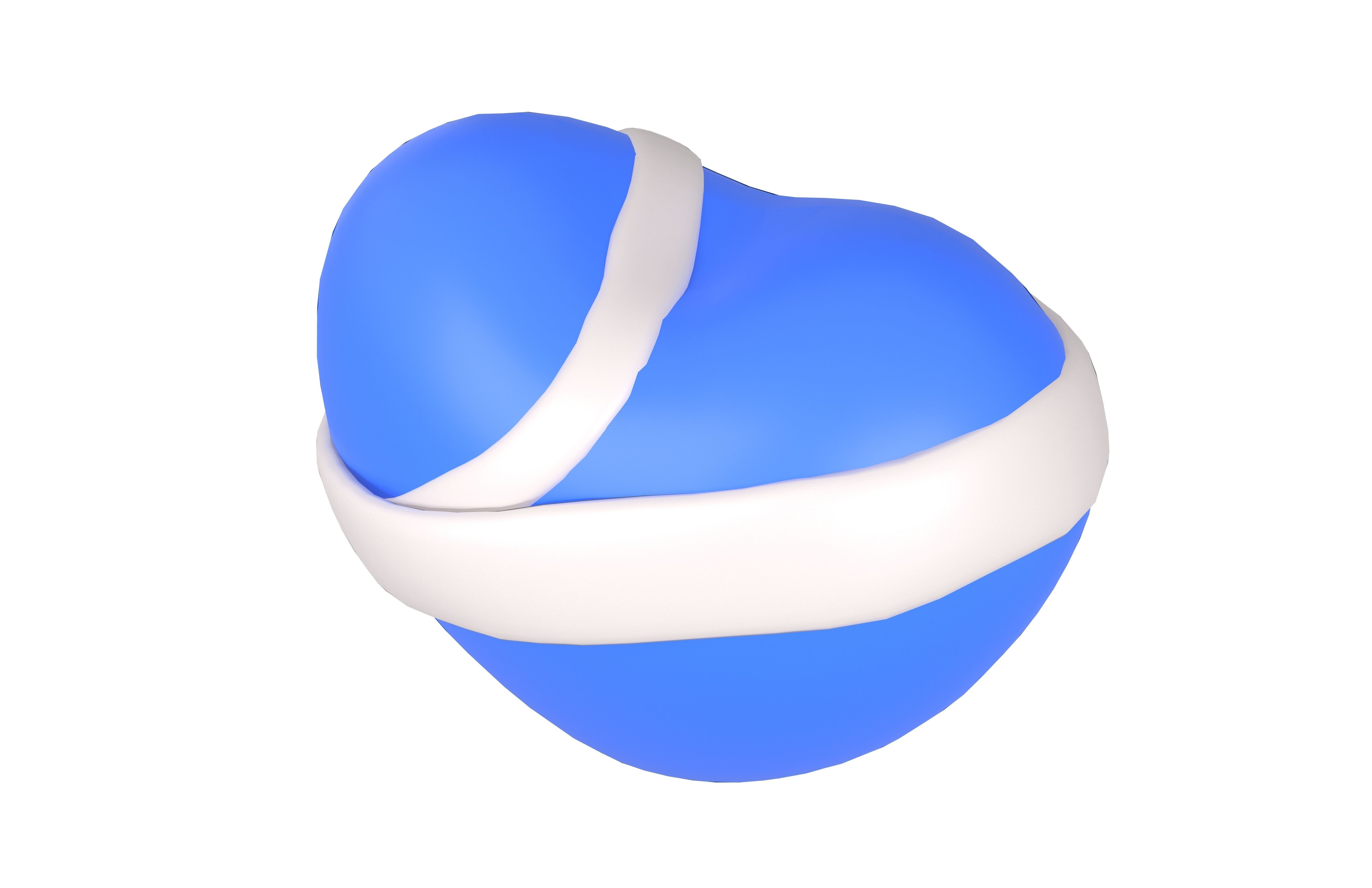 Mending Heart v1 002 Low-poly 3D model_2