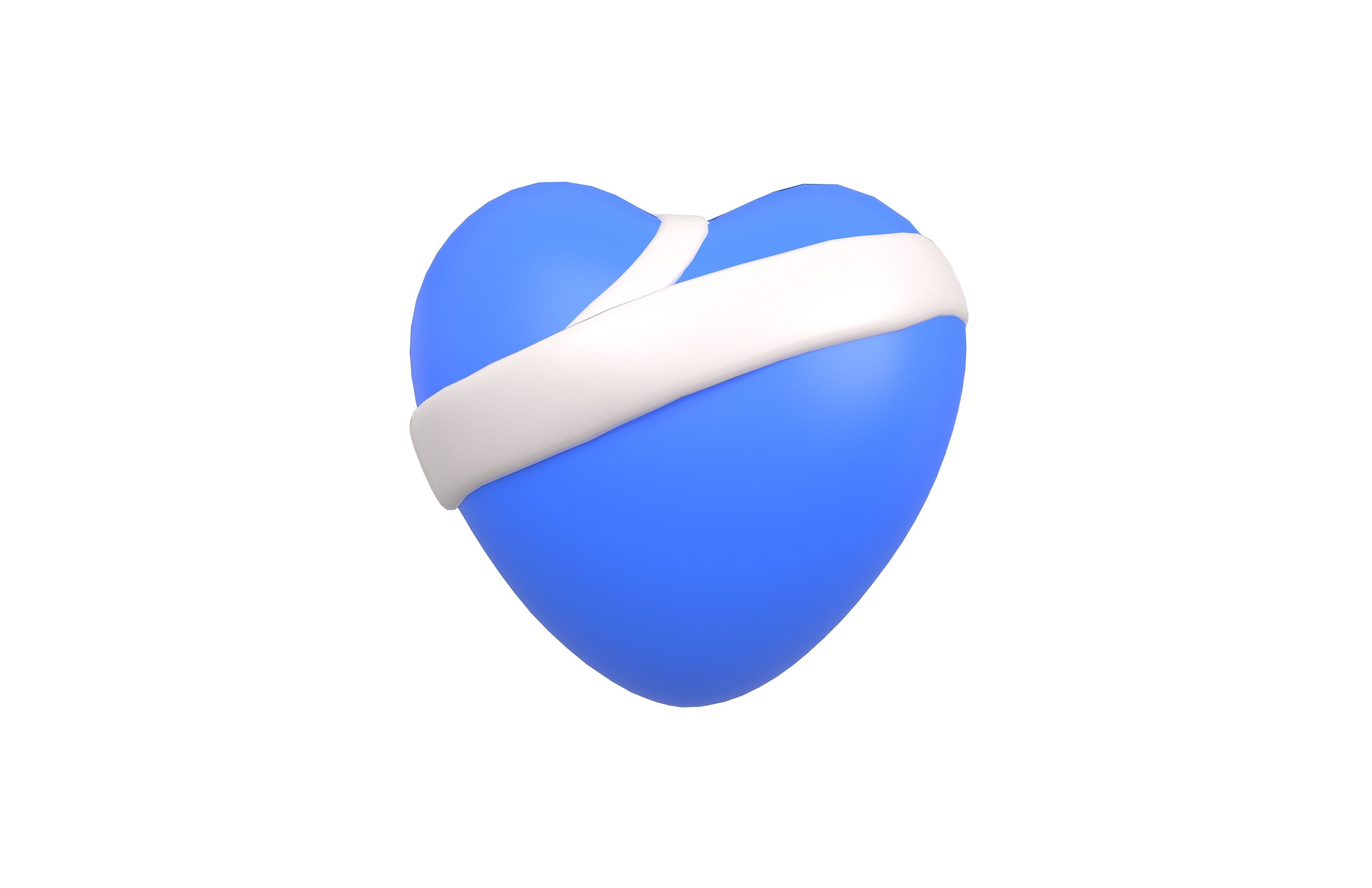 Mending Heart v1 002 Low-poly 3D model_1