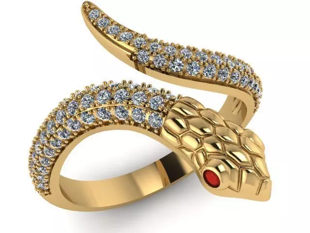 RING SNAKE 3D print model