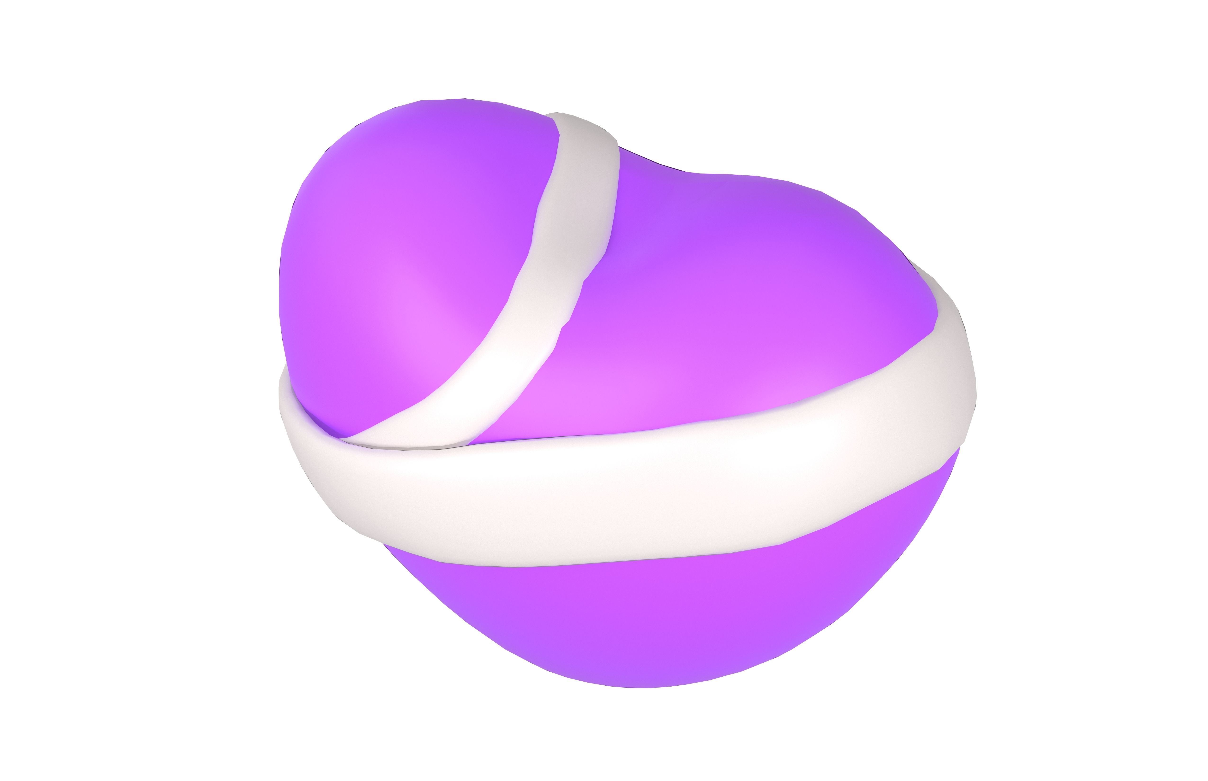 Mending Heart v1 006 Low-poly 3D model_2