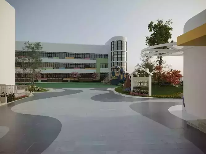 Kindergarten Playground Outdoor Game ground