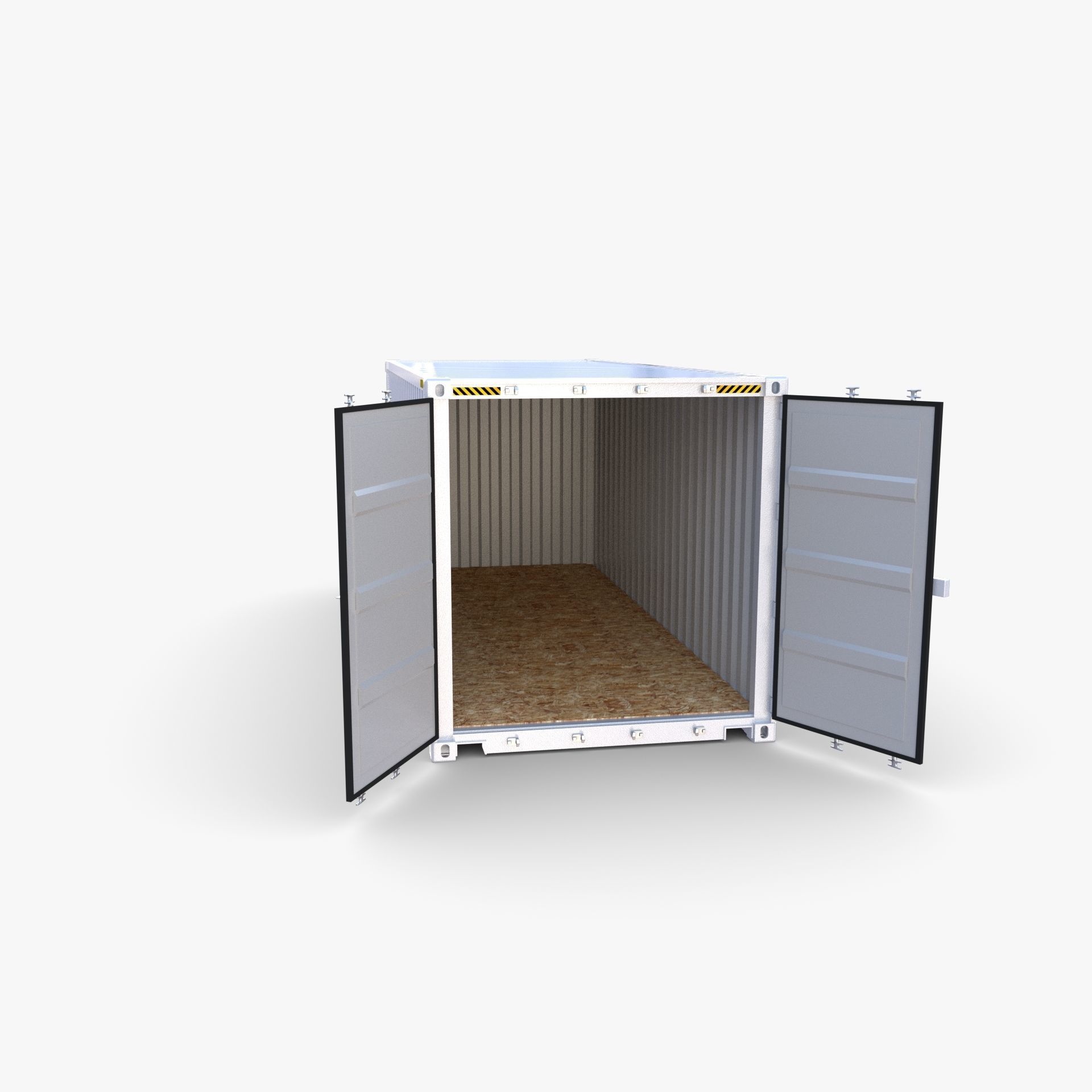 20ft Shipping Container PIL 3D model_10