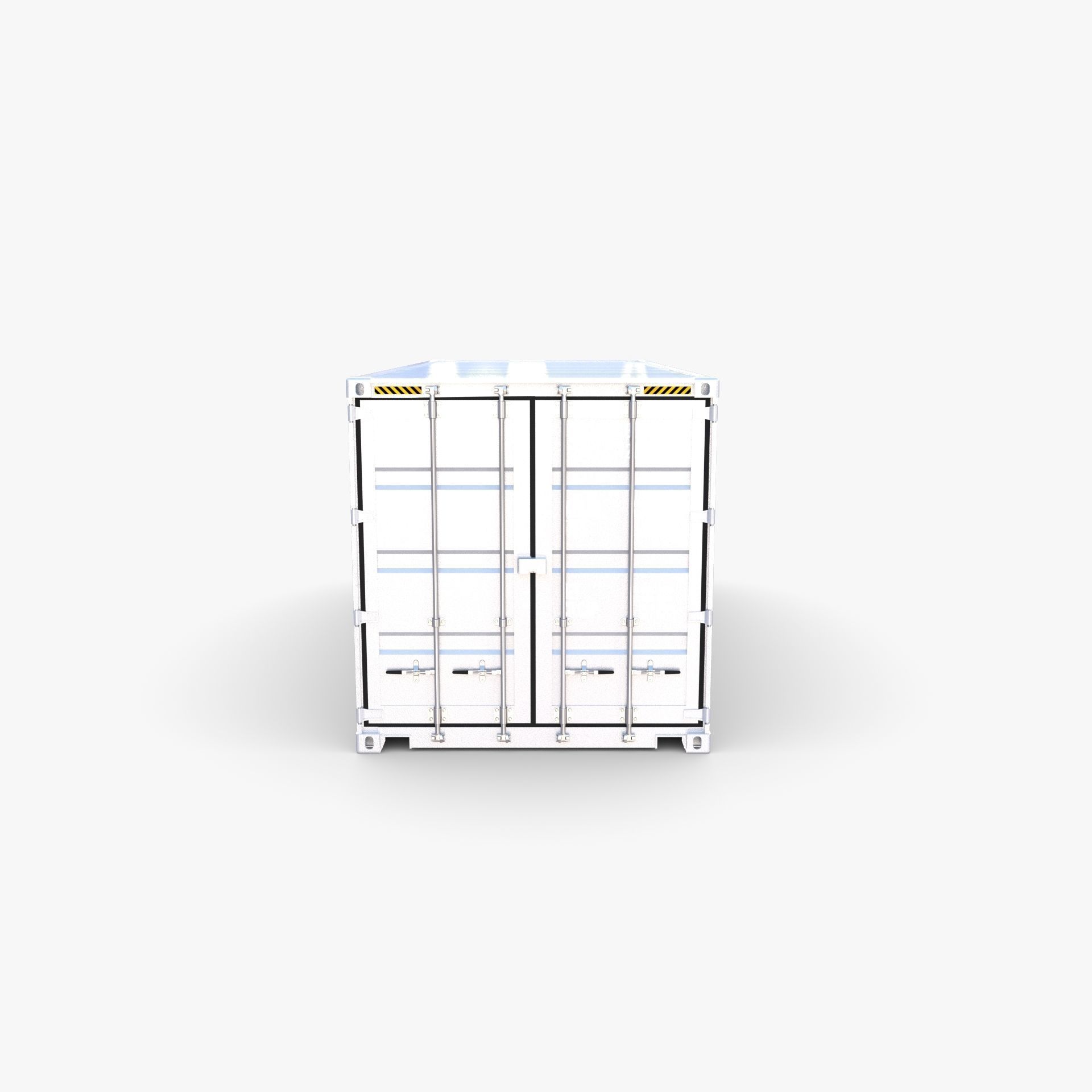 20ft Shipping Container PIL 3D model_1