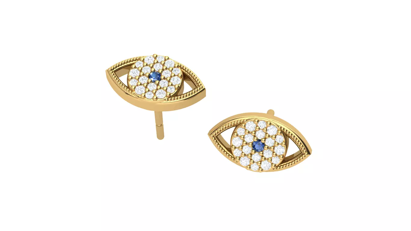 Eye Earring 3D print model