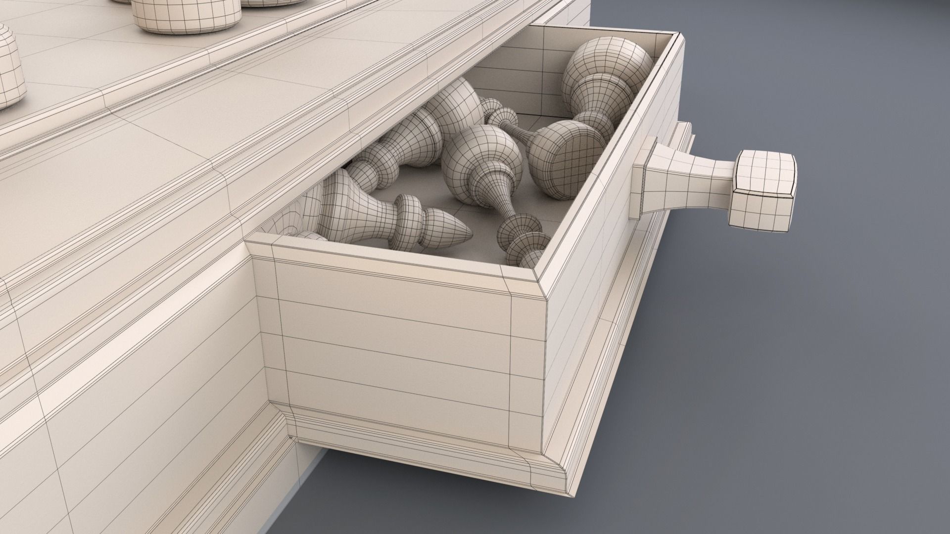 Chess Set 3D model_7