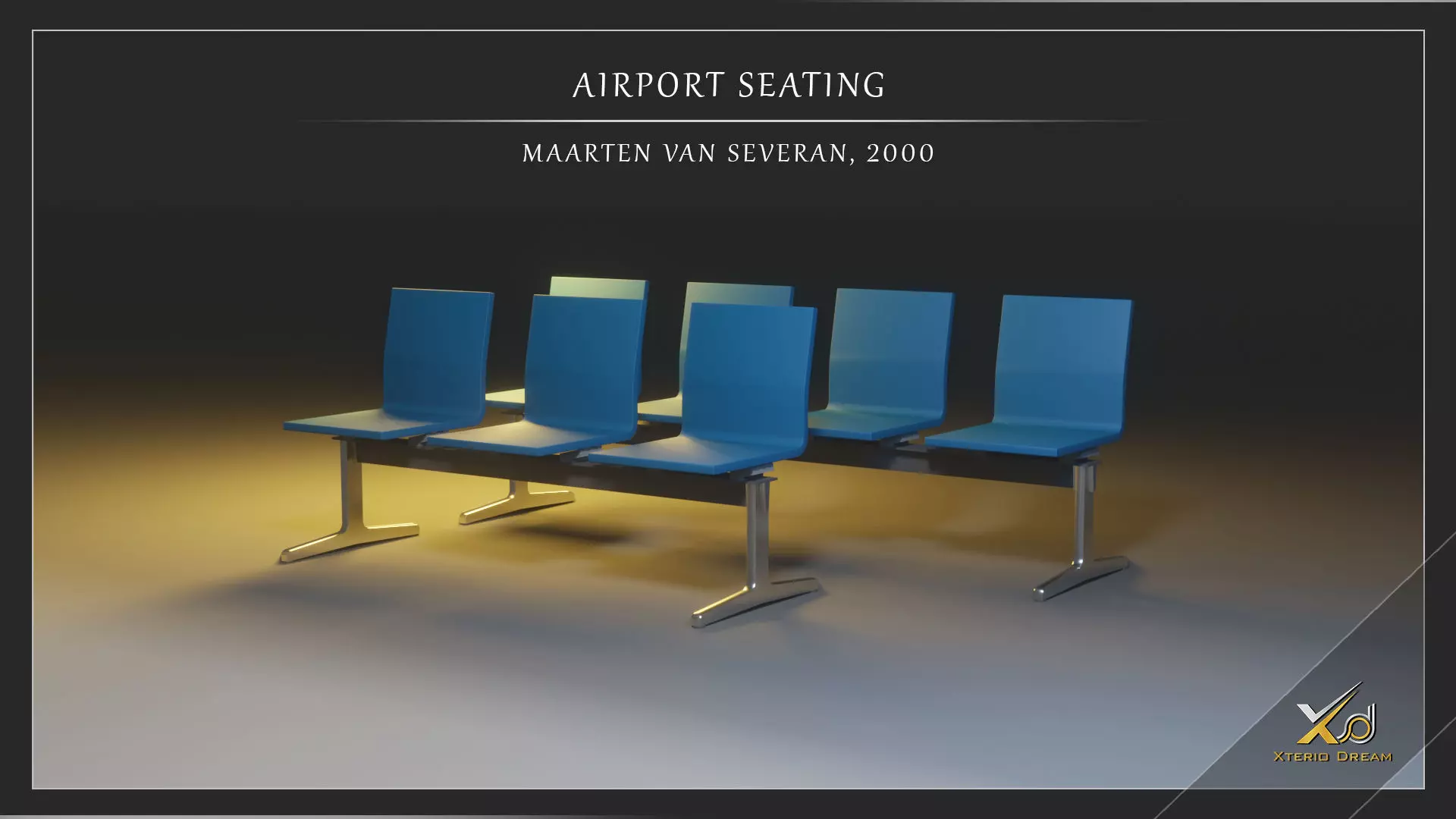 Airport Seatings Chairs - 002 Free 3D model