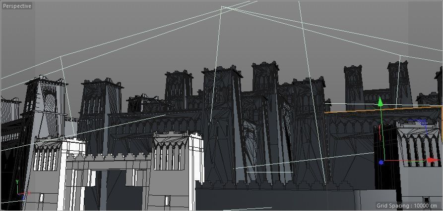 Morocco traditionnel building 3D model_3