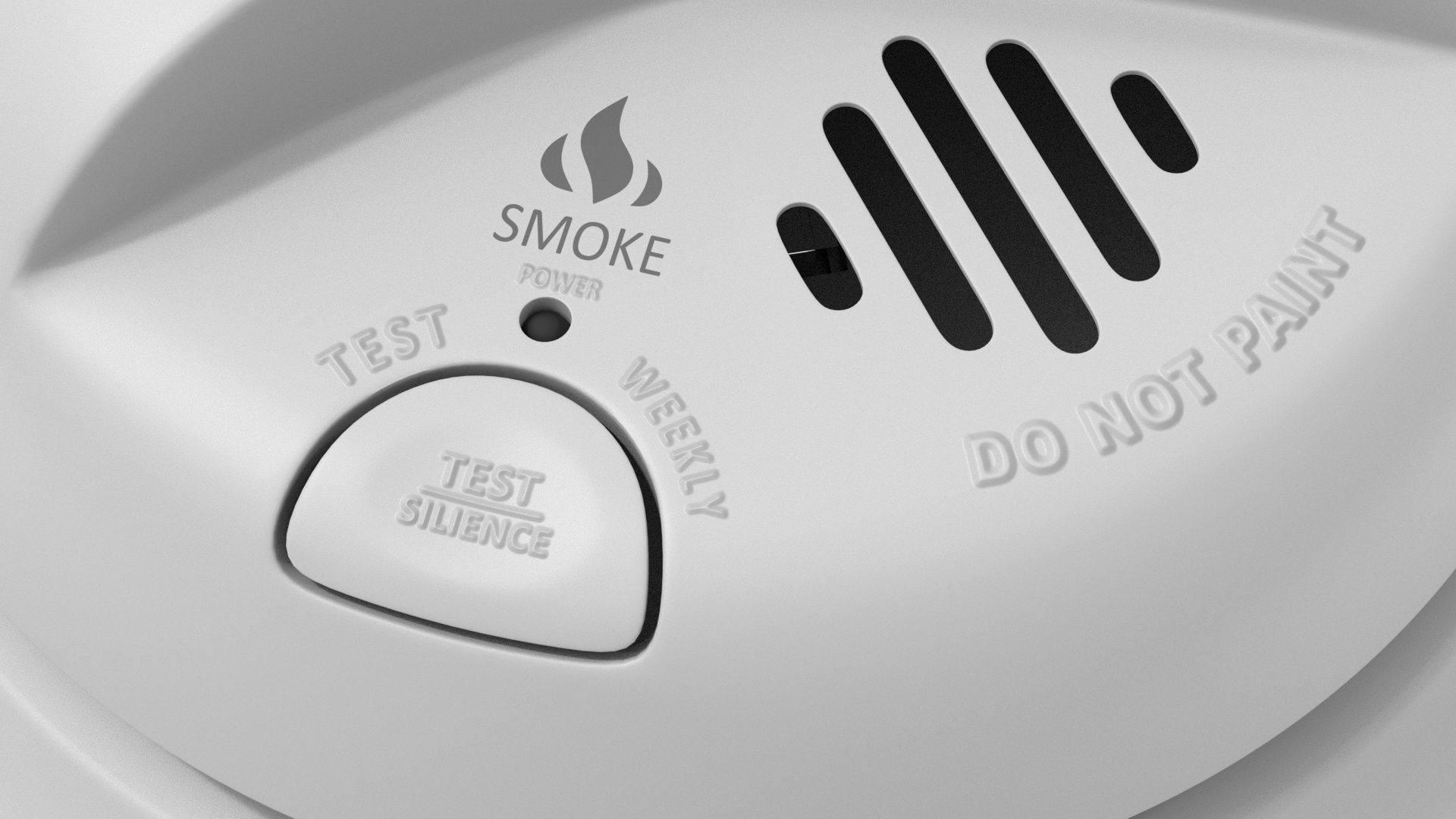 FIRST ALERT Smoke and Carbon Monoxide CO Detector 3D model_9
