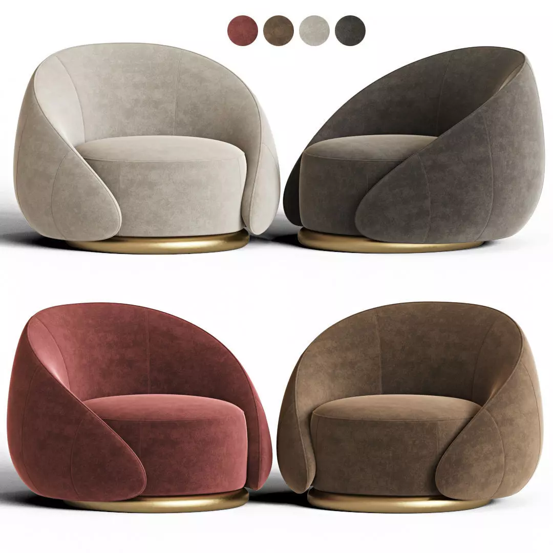 Abbracci Armchair Ghidini 3D model_0