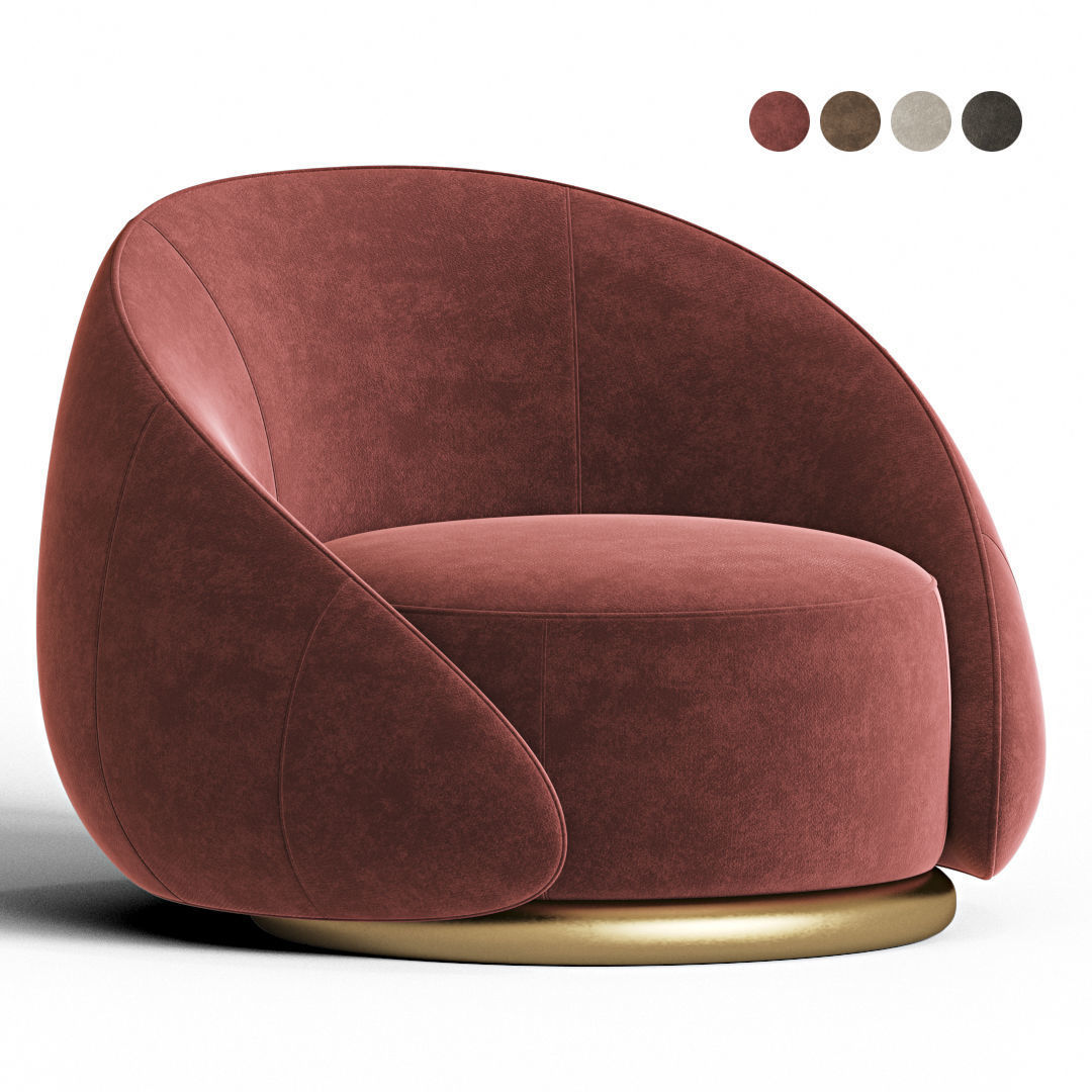 Abbracci Armchair Ghidini 3D model_2