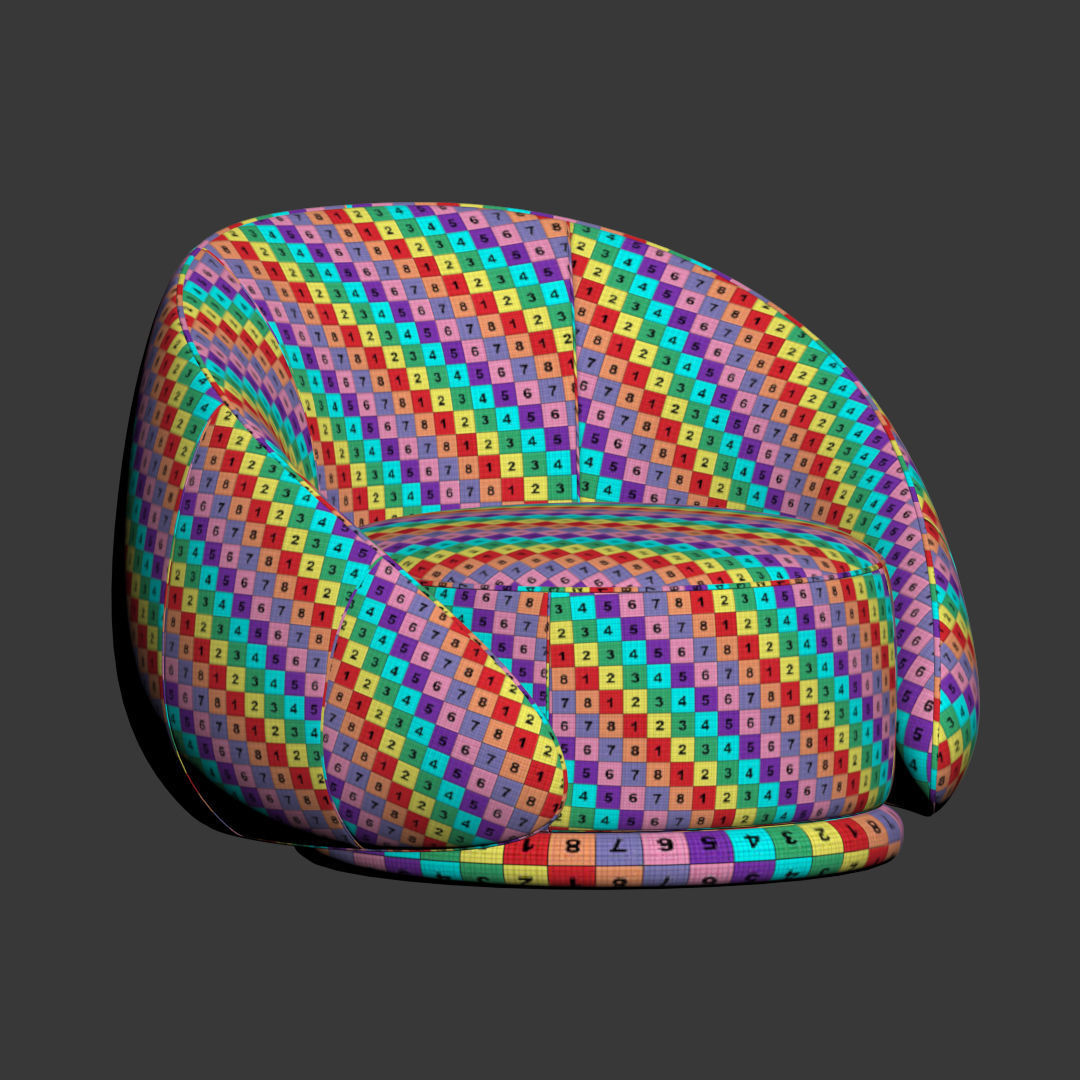 Abbracci Armchair Ghidini 3D model_3