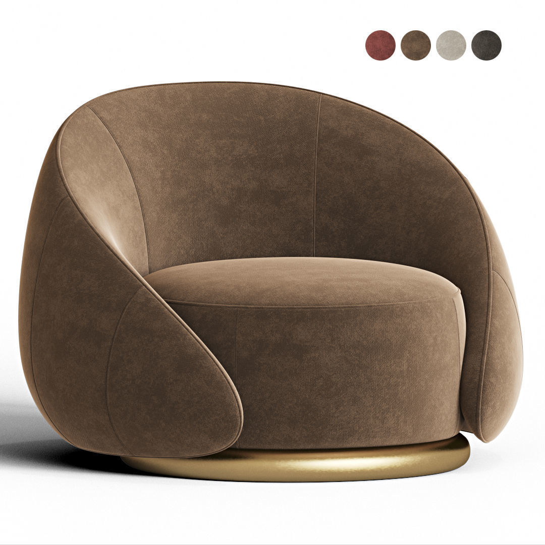 Abbracci Armchair Ghidini 3D model_1